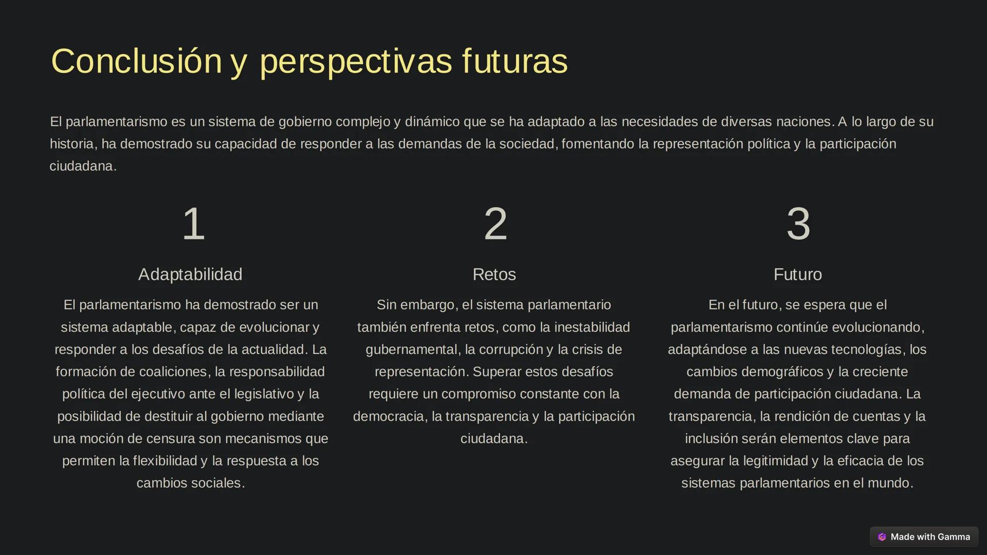 # Parlamentarismo: Un
Sistema de Gobierno
Bienvenido a esta presentación que explora el sistema de gobierno
parlamentario, un modelo políti