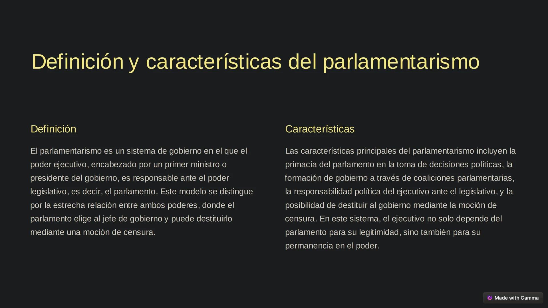 # Parlamentarismo: Un
Sistema de Gobierno
Bienvenido a esta presentación que explora el sistema de gobierno
parlamentario, un modelo políti