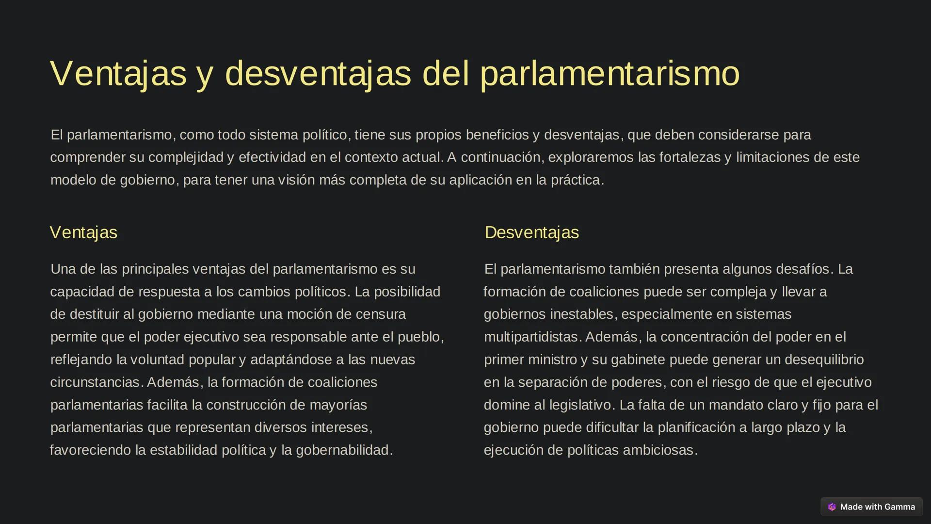 # Parlamentarismo: Un
Sistema de Gobierno
Bienvenido a esta presentación que explora el sistema de gobierno
parlamentario, un modelo políti