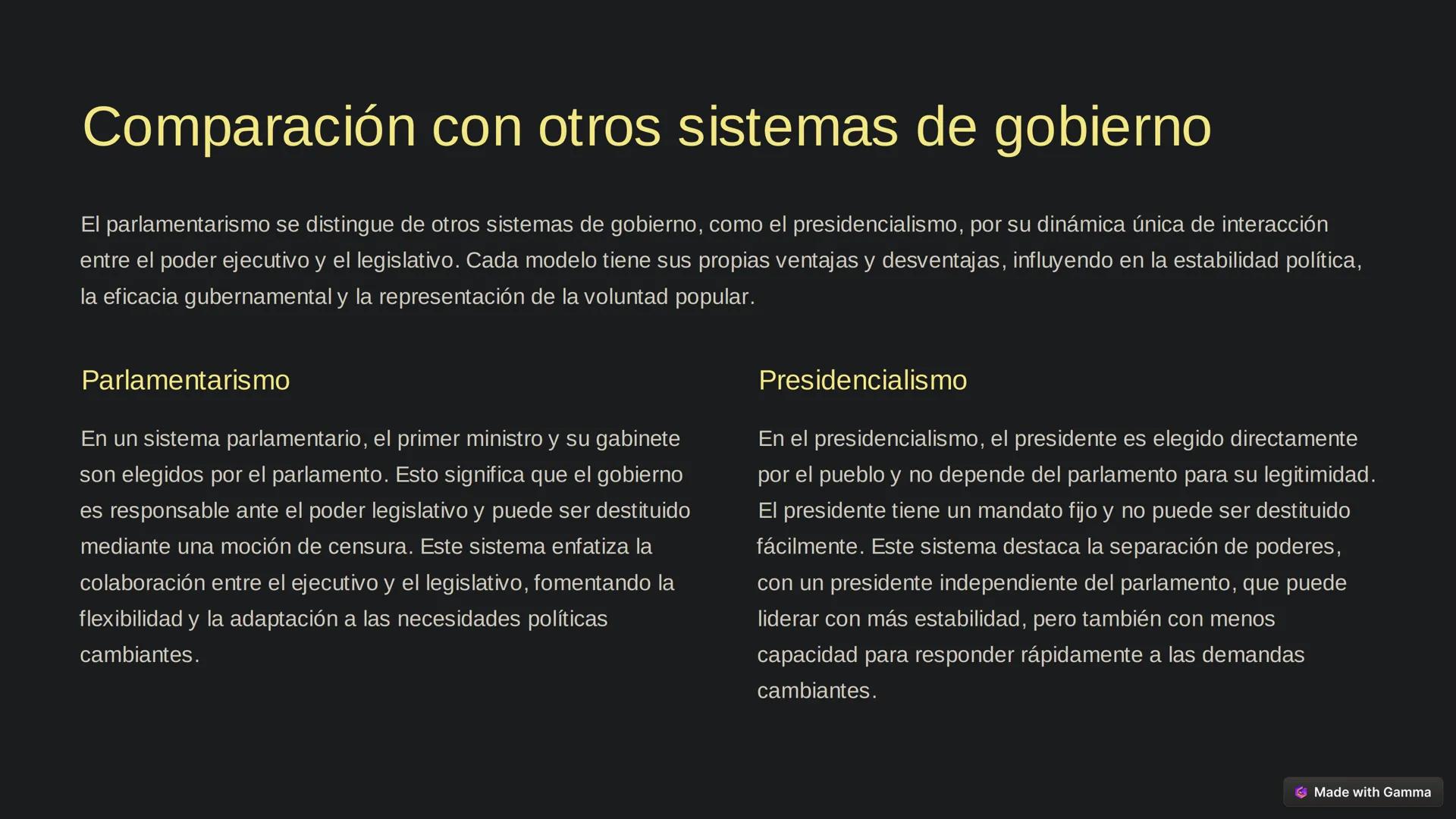 # Parlamentarismo: Un
Sistema de Gobierno
Bienvenido a esta presentación que explora el sistema de gobierno
parlamentario, un modelo políti