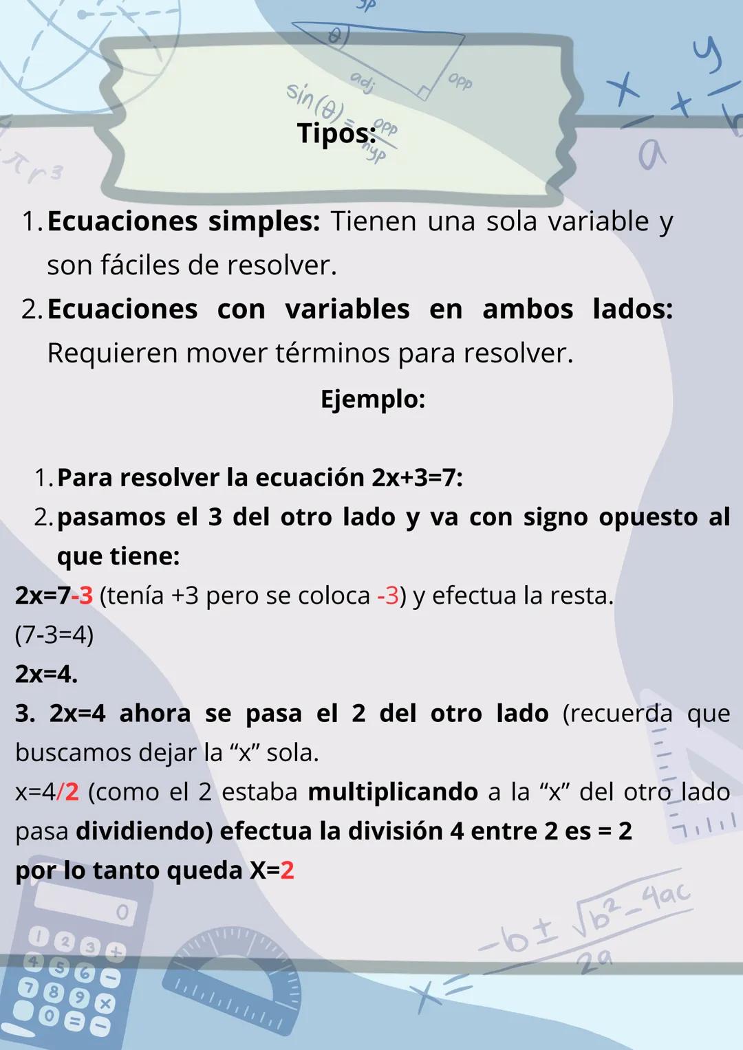 51.
ECUACIONES DE
PRIMER GRADO®
hyp
Las ecuaciones de primer grado son ecuaciones
algebraicas que tienen la forma general
ax+b=0, donde a y