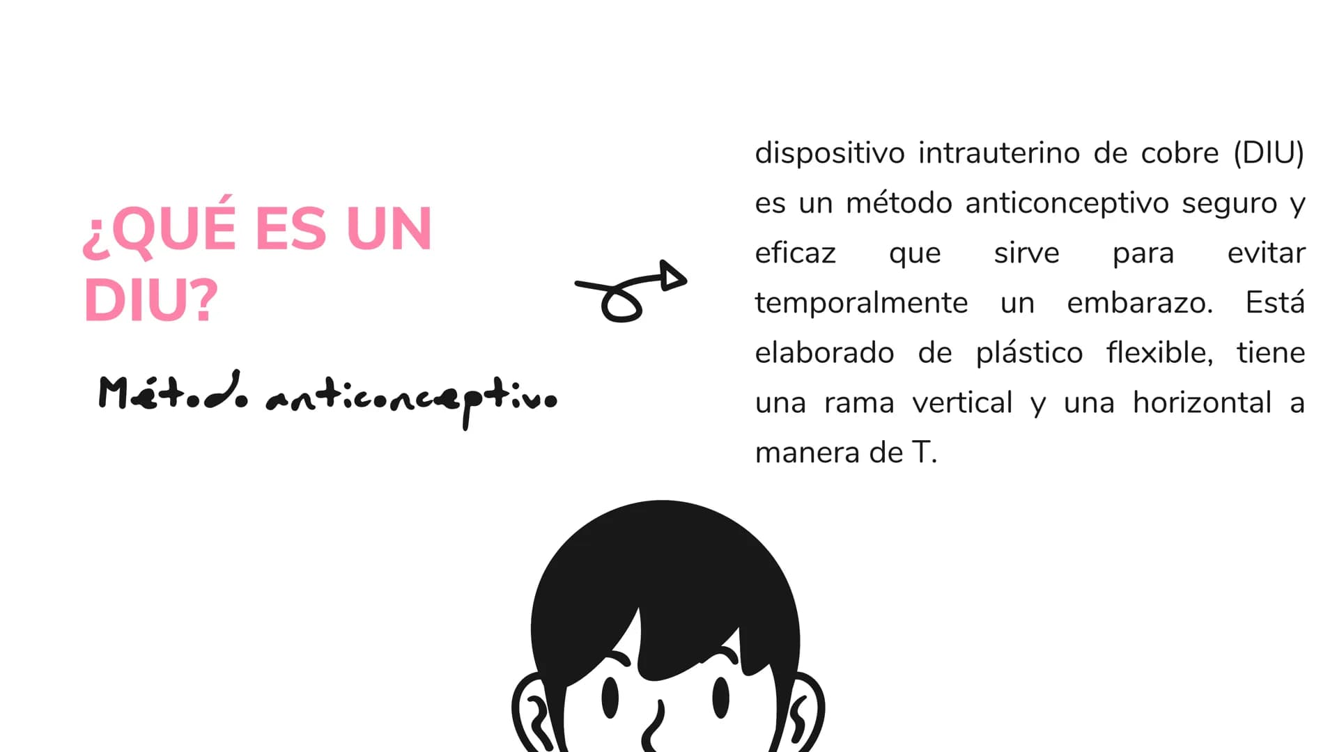 DIU
METODO
ANTICONCEPTIVO # ¿QUÉ ES UN
DIU?
Método anticonceptivo
dispositivo intrauterino de cobre (DIU)
es un método anticonceptivo segu