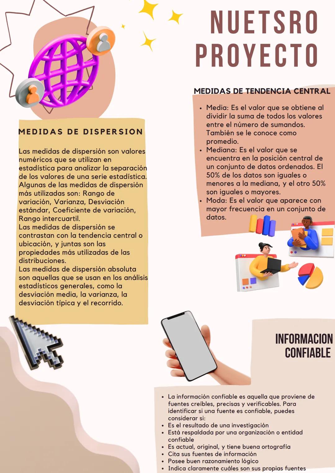 Medidas de dispersión y de tendencia central