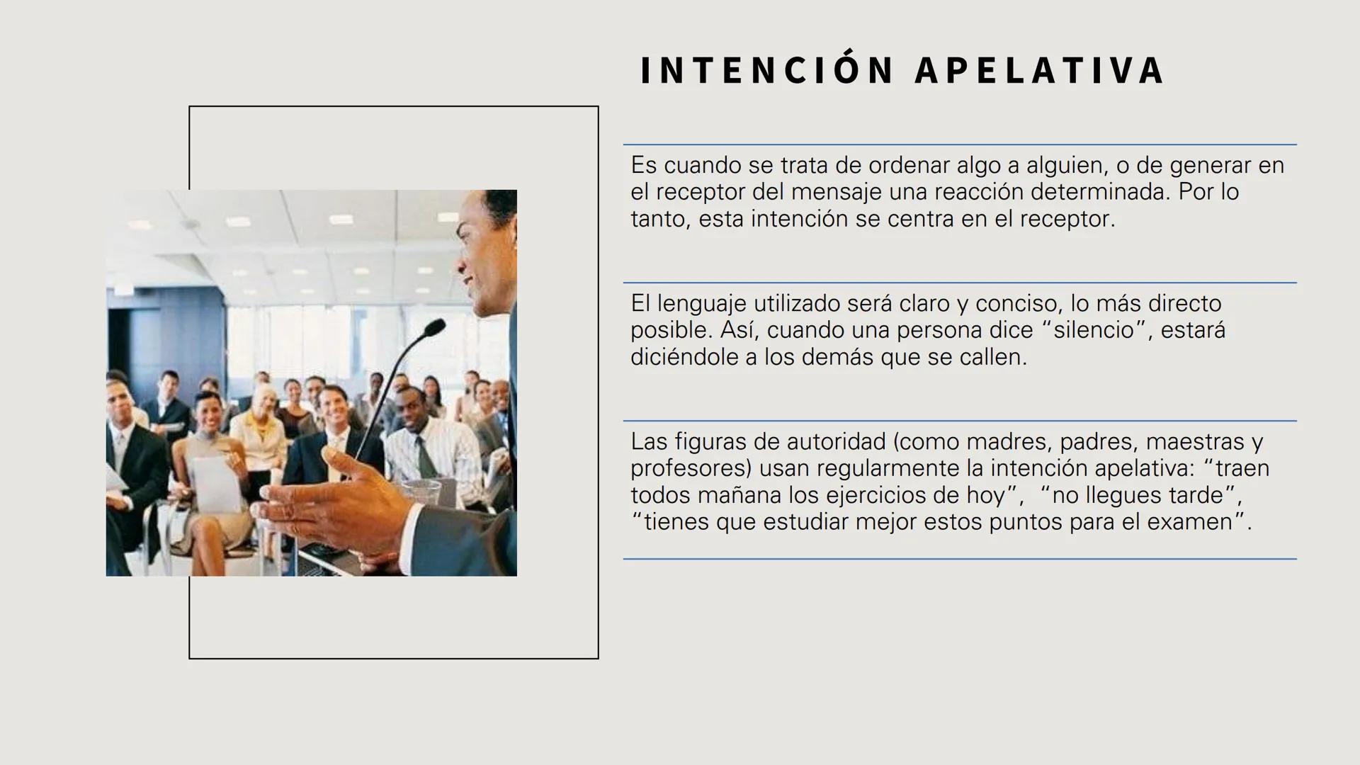 INTENCIÓN
COMUNICATIVA DEFINICIÓN
Intención comunicativa
Es lo que pretendemos
lograr al comunicar
algo, ya sea preguntar,
informar, conve