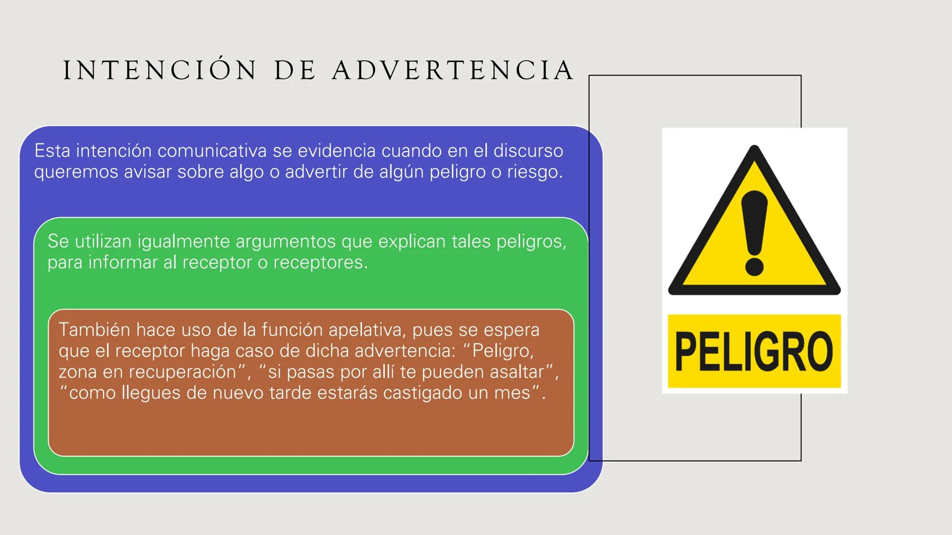 INTENCIÓN
COMUNICATIVA DEFINICIÓN
Intención comunicativa
Es lo que pretendemos
lograr al comunicar
algo, ya sea preguntar,
informar, conve