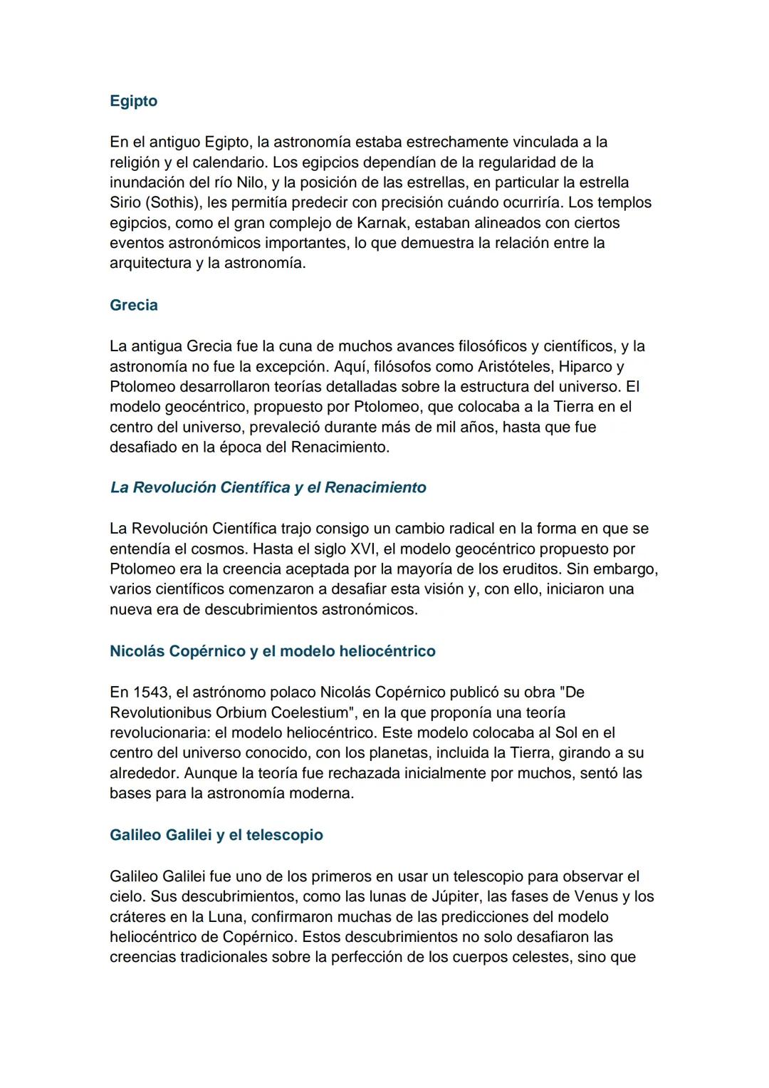 # Astronomía: La Ciencia del Universo
Por dulce aradia perez ramirez
Introducción
La astronomía es una de las ciencias más antiguas de la