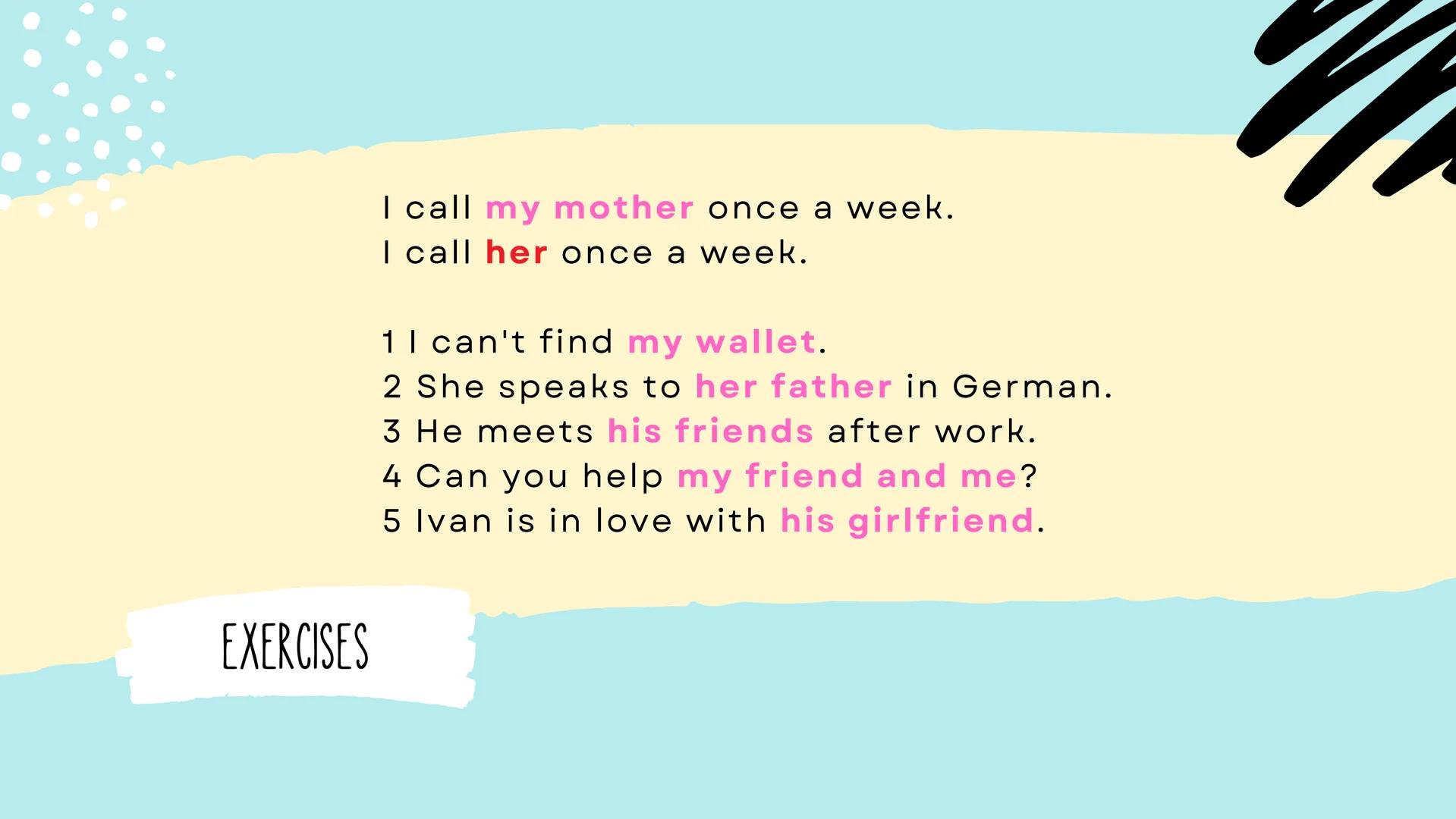# OBJECT
# PRONOUNS SUBJECT
OBJECT
PRONOUN
PRONOUN
ME
ME, (A) MÍ
YOU
YOU
TE. TI. A TI
HE
HIM
LO, (A) ÉL
SHE
HER
LA, (A) ELLA
IT
IT
LO, LA
W