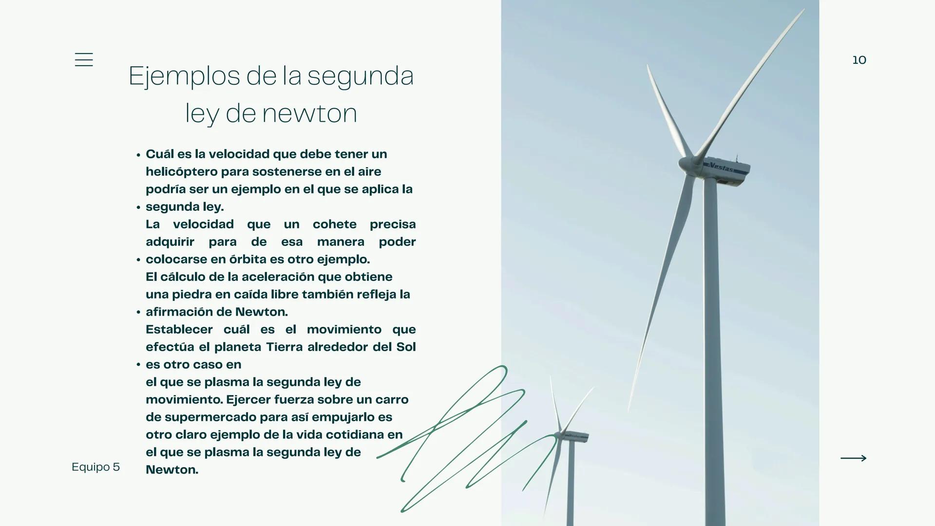 El tema de hoy:
Segunda ley de newton
Equipo 5
01 =
|||
Definición de la segunda ley
de newton
La segunda ley de Newton define la relación