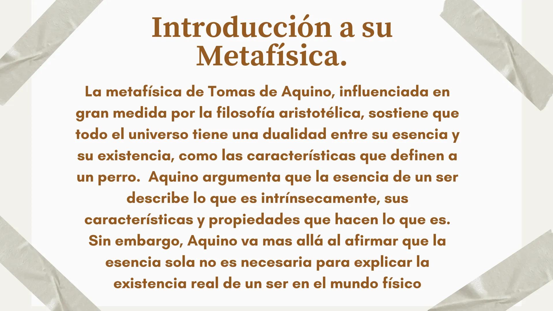Filosofia Medieval
Santo Tomas de
Aquino
Temas faltantes sobre la filosofia de Tomas de Aquino que se enlaza con la ya
presentada exposici