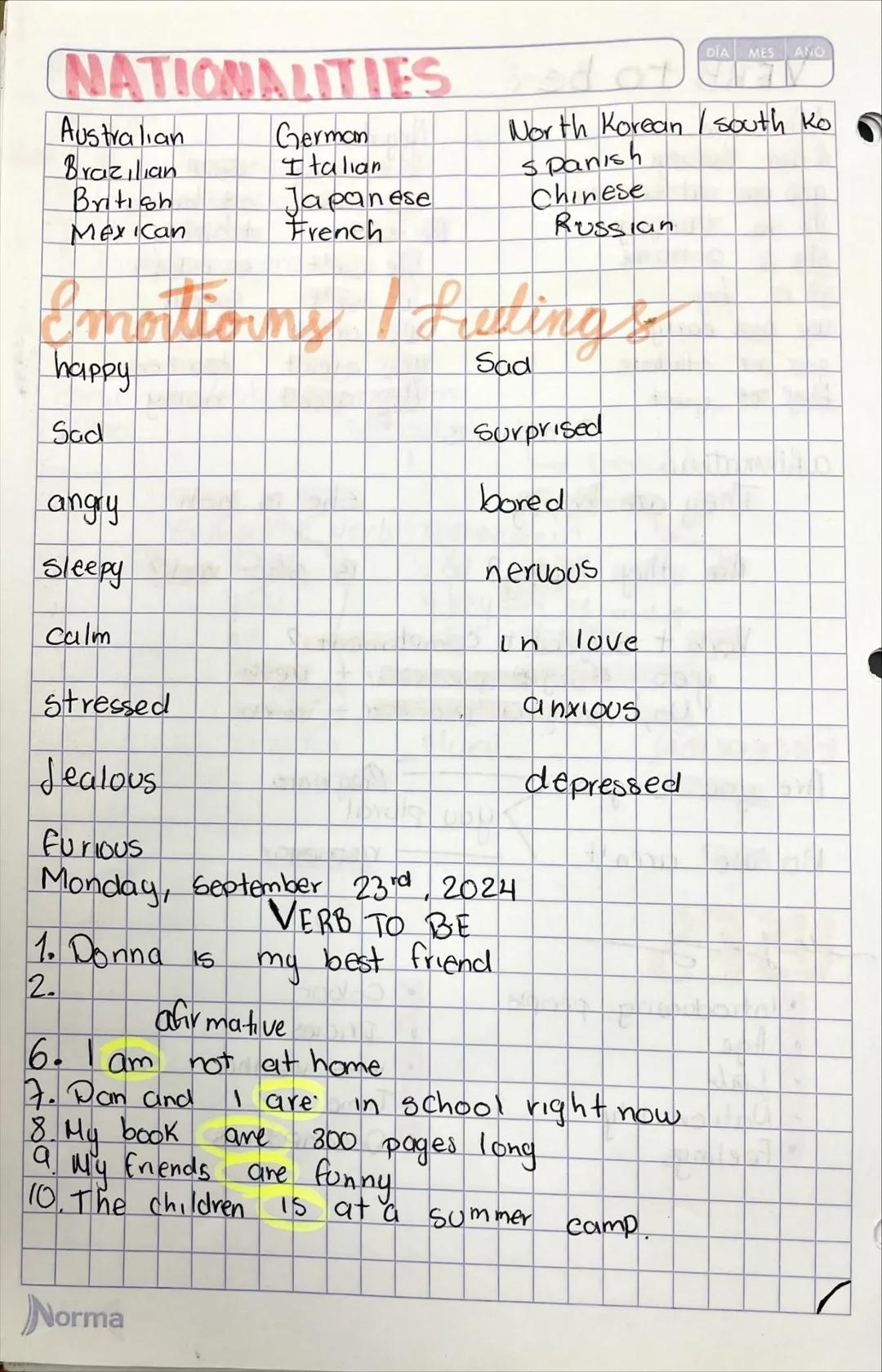 # NATIONALITIES
Australian German edot DIA MES AND
Brazilian Italian North Korean/south ko
British Japanese Spanish
Mexican French Chinese