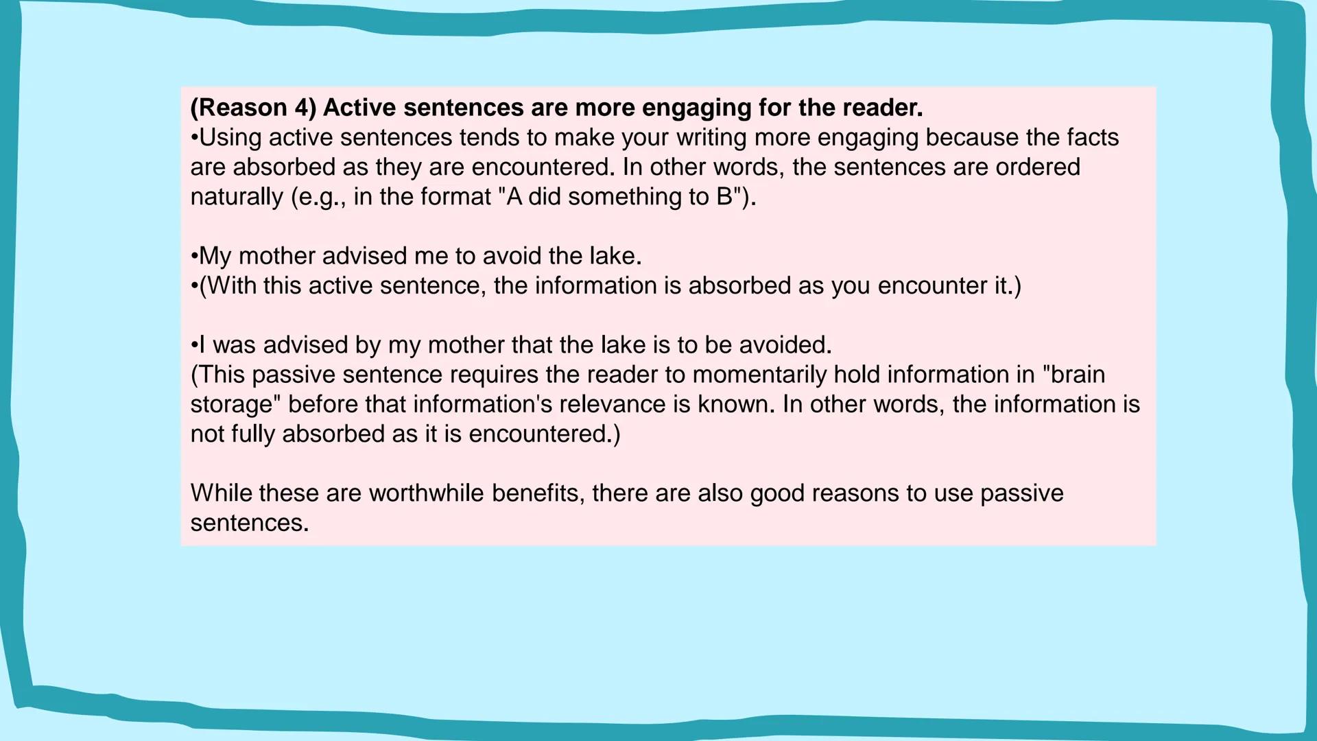 # ACTIVE VOICE
## VS
# PASSIVE VOICE
A
B
C # What Is Active
# Voice?
A verb is said to be in "active
voice" when
the subject performs t