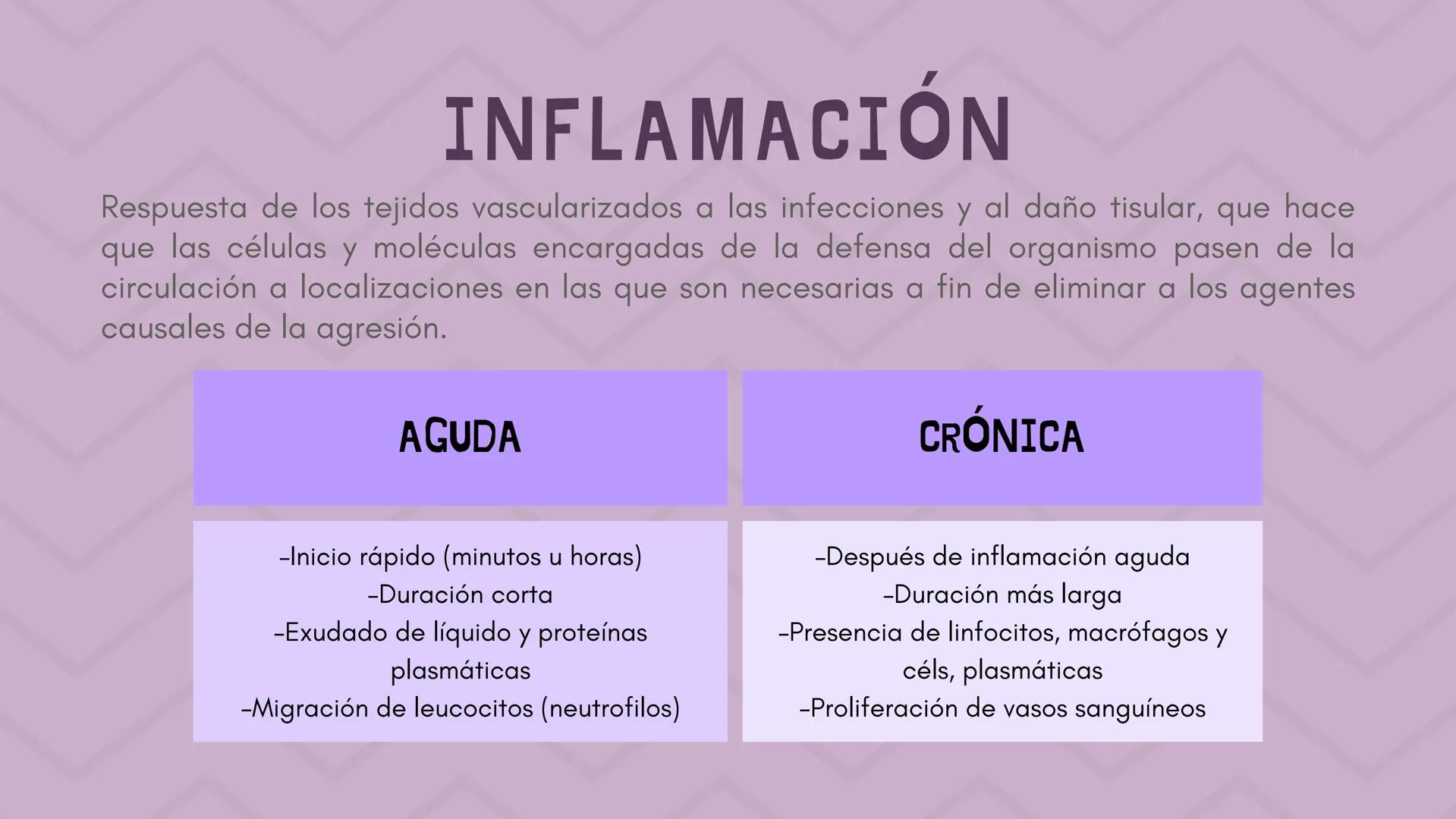 # INFLAMACIÓN,
# DOLOR Y FIEBRE # INFLAMACIÓN
Respuesta de los tejidos vascularizados a las infecciones y al daño tisular, que hace
que las