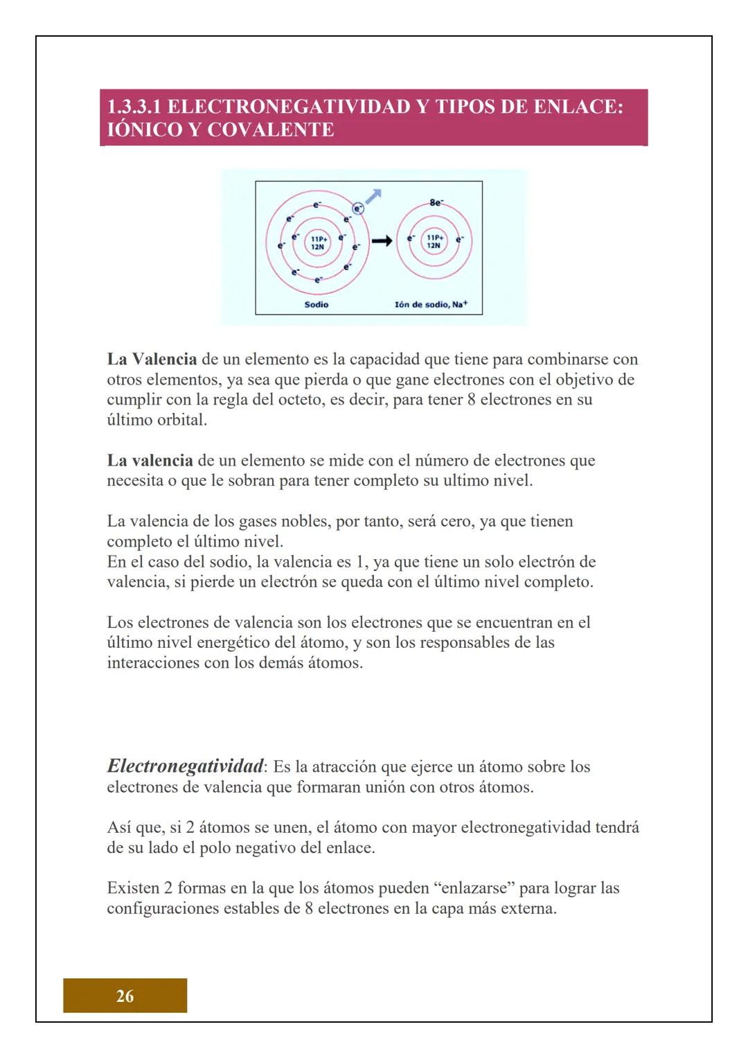 1.2 ESTRUCTURA ATÓMICA
1.2.1 CONCEPTOS DE ÁTOMOS, PROTÓN, NEUTRÓN,
NÚMERO ATÓMICO Y MASA ATÓMICA
Electrón
Protón
Neutrón
El Átomo es la unid
