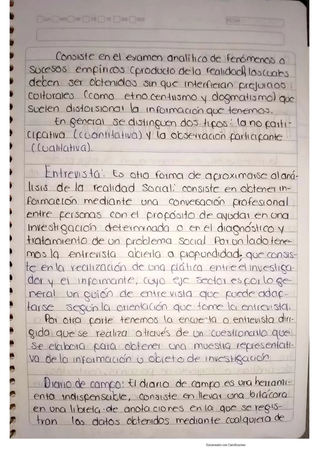 LUN MAR MIE JUE VIE SAB DOM
RESUMEN
DE
INVESTIGACIÓN
FECHA
Escaneado con CamScanner ROR 22/sep/200
## Delimitación del tema.
Uno vez qu