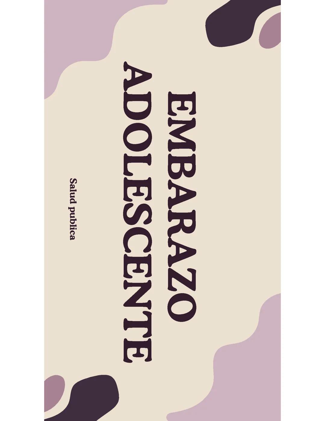 Embarazo adolescente