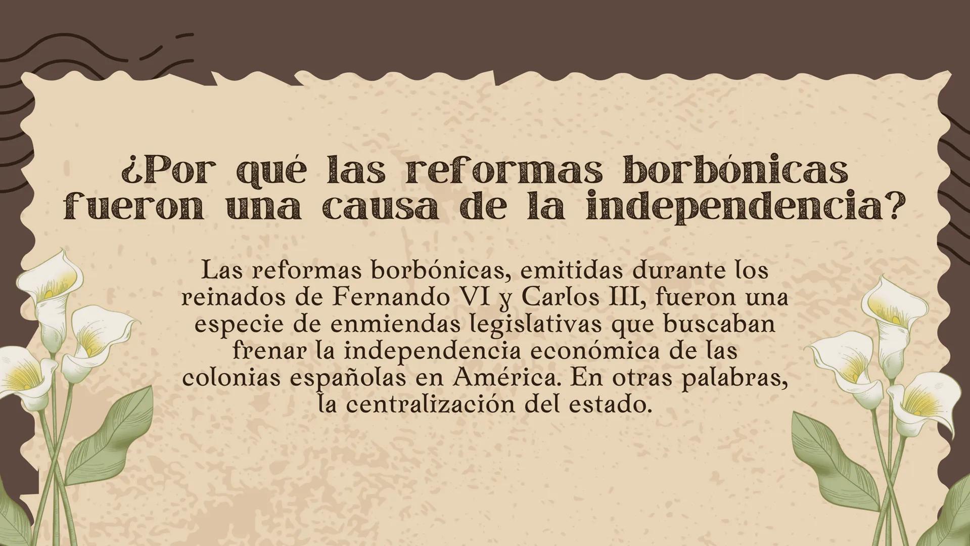 12
Reformas
Borbónicas
Democracia & Soberanía nacional. Introducción
A partir de los años cuarenta del XVIII, comienzan a
darse algunas de e
