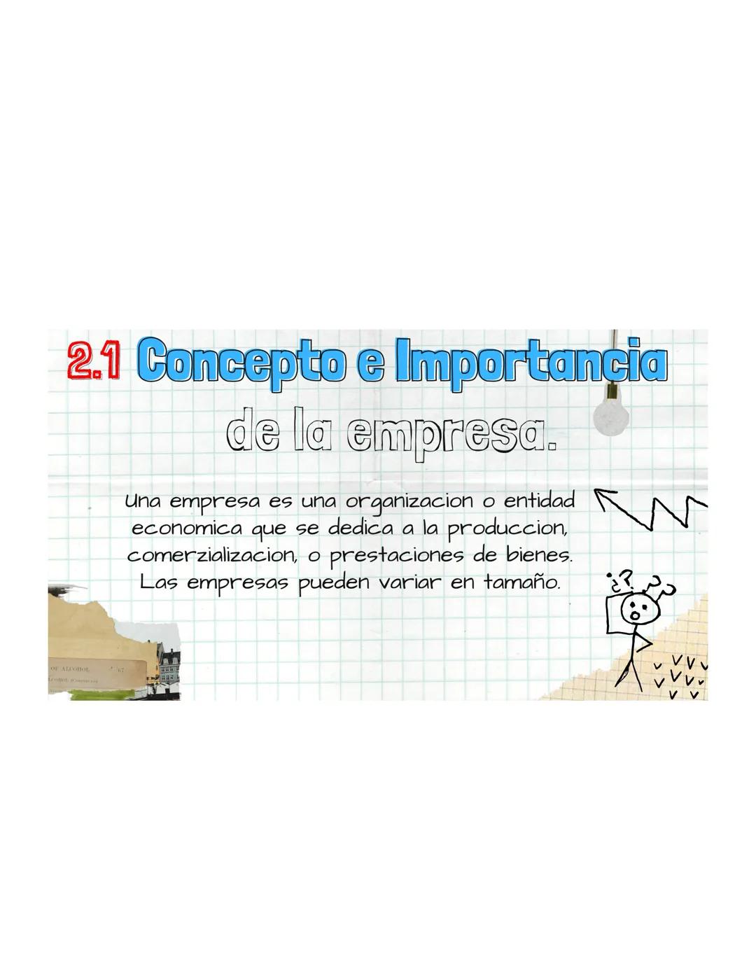 LA EMPRESA
y el proceso
administrativo. INDICE
2.1 Concepto e importancia de la empresa.
2.2 Clasificacion de las empresas.
000
2.3 Recu