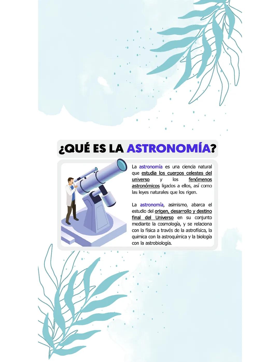 Astronomía