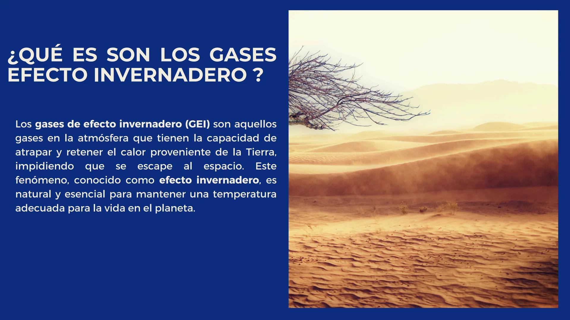 # EL CAMBIO
# CLIMÁTICO
EFECTO DEL AUMENTO
DE GASES DE EFECTO
INVERNADERO EN LA
TEMPERATURA
TERRESTRE. 01 - INTRODUCCION
02 - OBJETIVO
03 -