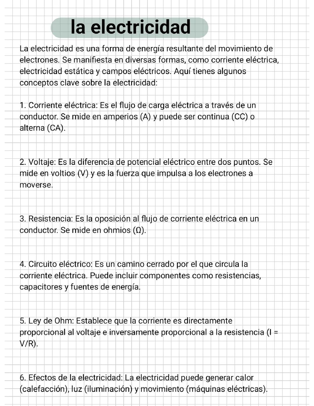 Electricidad