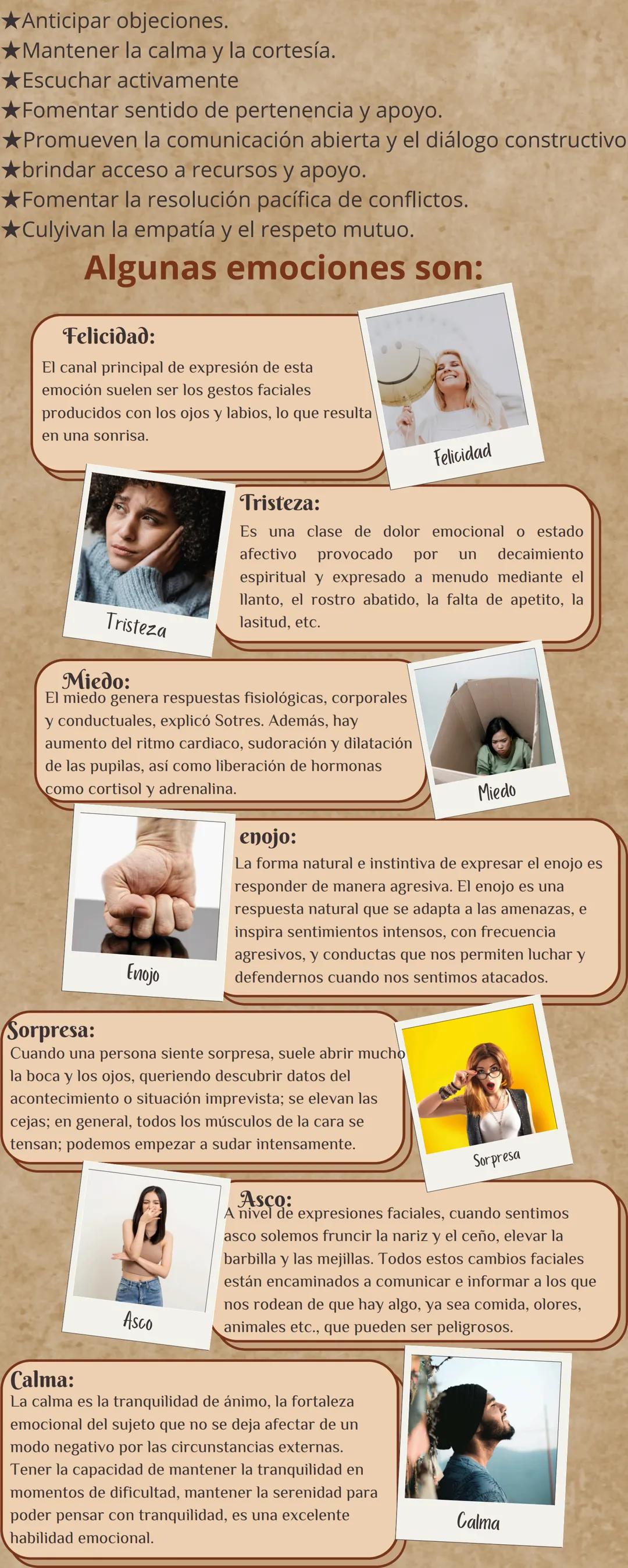 # ★Las Emociones
es de suma importancia que comprendamos que "reconocer y
regular emociones" se refiere a dos habilidades claves dentro de