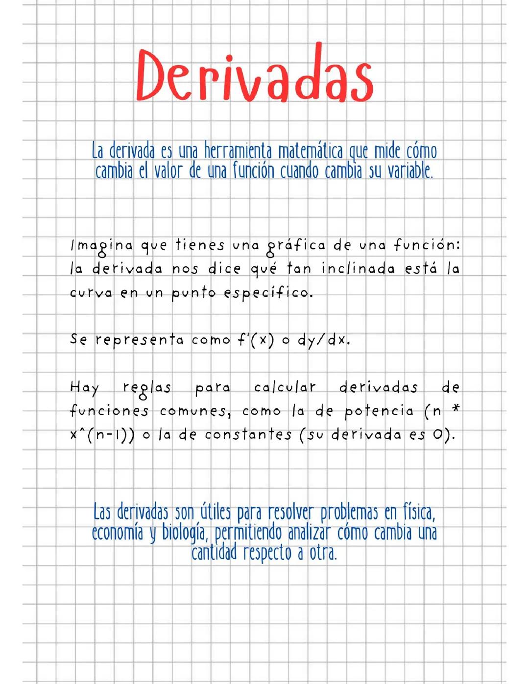 Derivadas