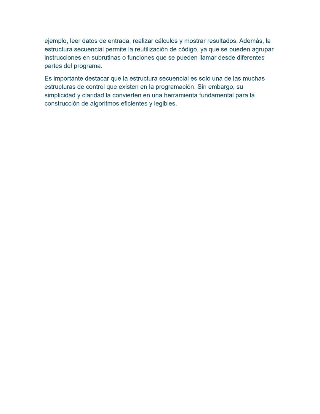 # ALGORTMO SECUENCIAL
¿Qué es un algoritmo secuencial?
Un algoritmo es secuencial cuando sus instrucciones se ejecutan en serie, es
decir,
