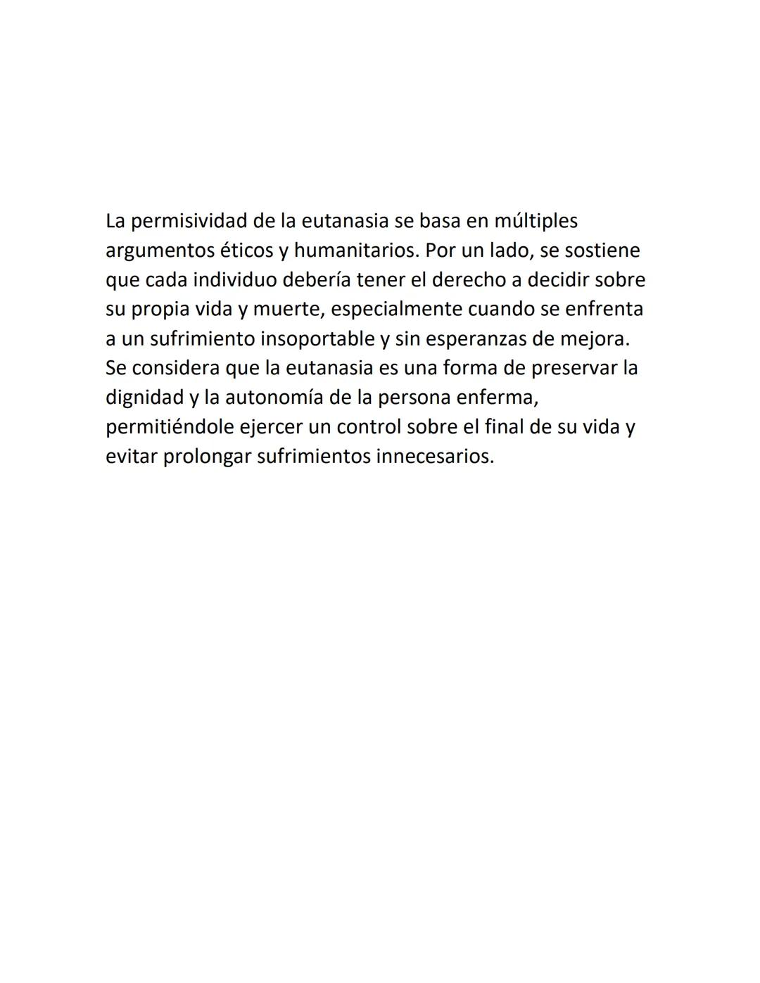 Introducción:
La eutanasia es un tema sensibilizador y polémico que ha
generado numerosos debates a lo largo de la historia.
Consiste en la