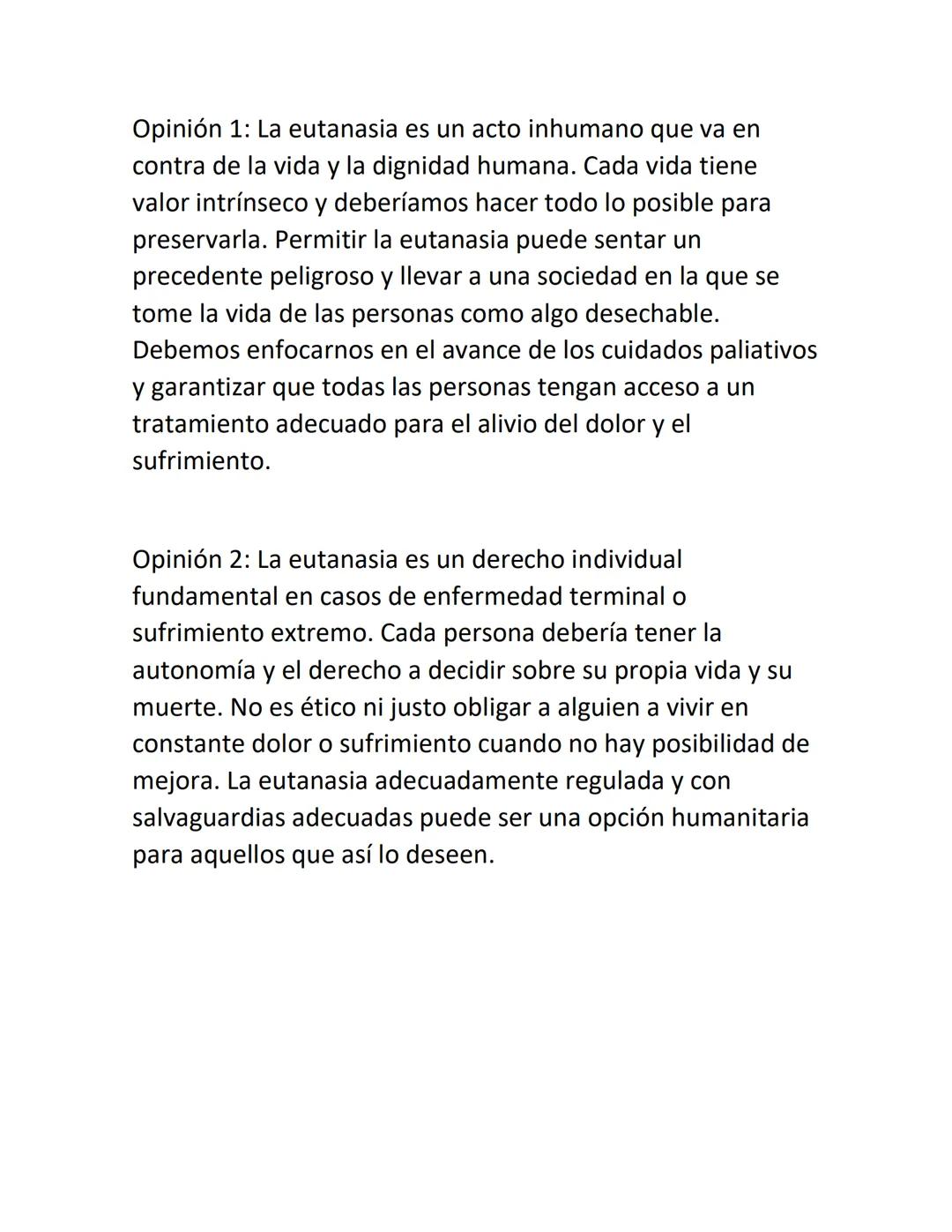 Introducción:
La eutanasia es un tema sensibilizador y polémico que ha
generado numerosos debates a lo largo de la historia.
Consiste en la