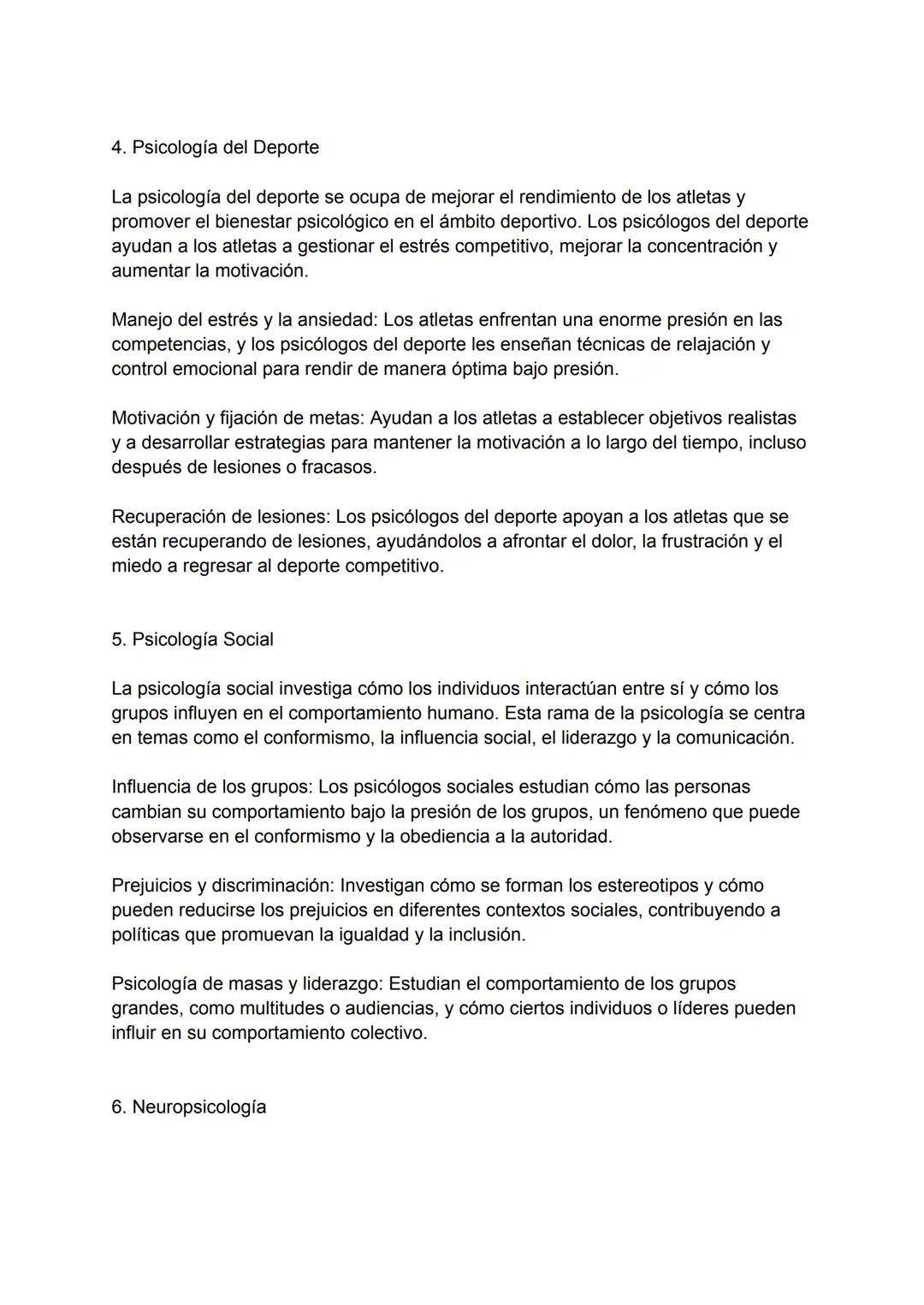INVESTIGACION
Introducción
La psicología es la ciencia que estudia el comportamiento humano y los procesos
mentales, como la percepción, el