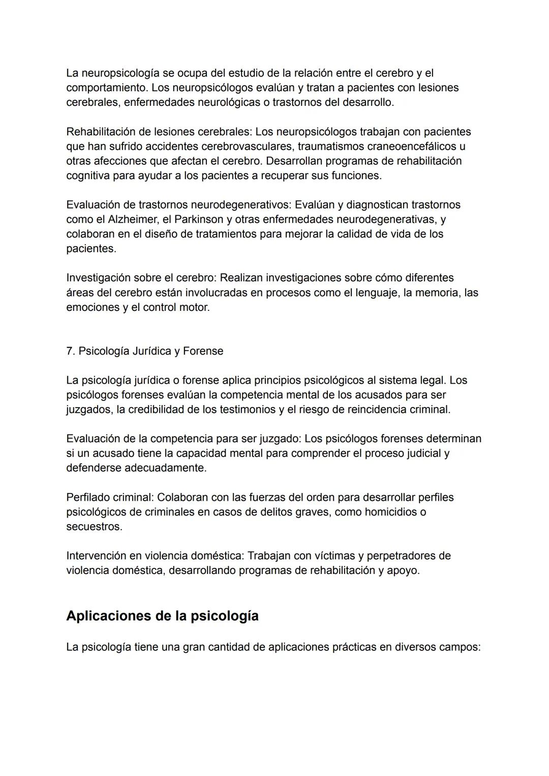 INVESTIGACION
Introducción
La psicología es la ciencia que estudia el comportamiento humano y los procesos
mentales, como la percepción, el