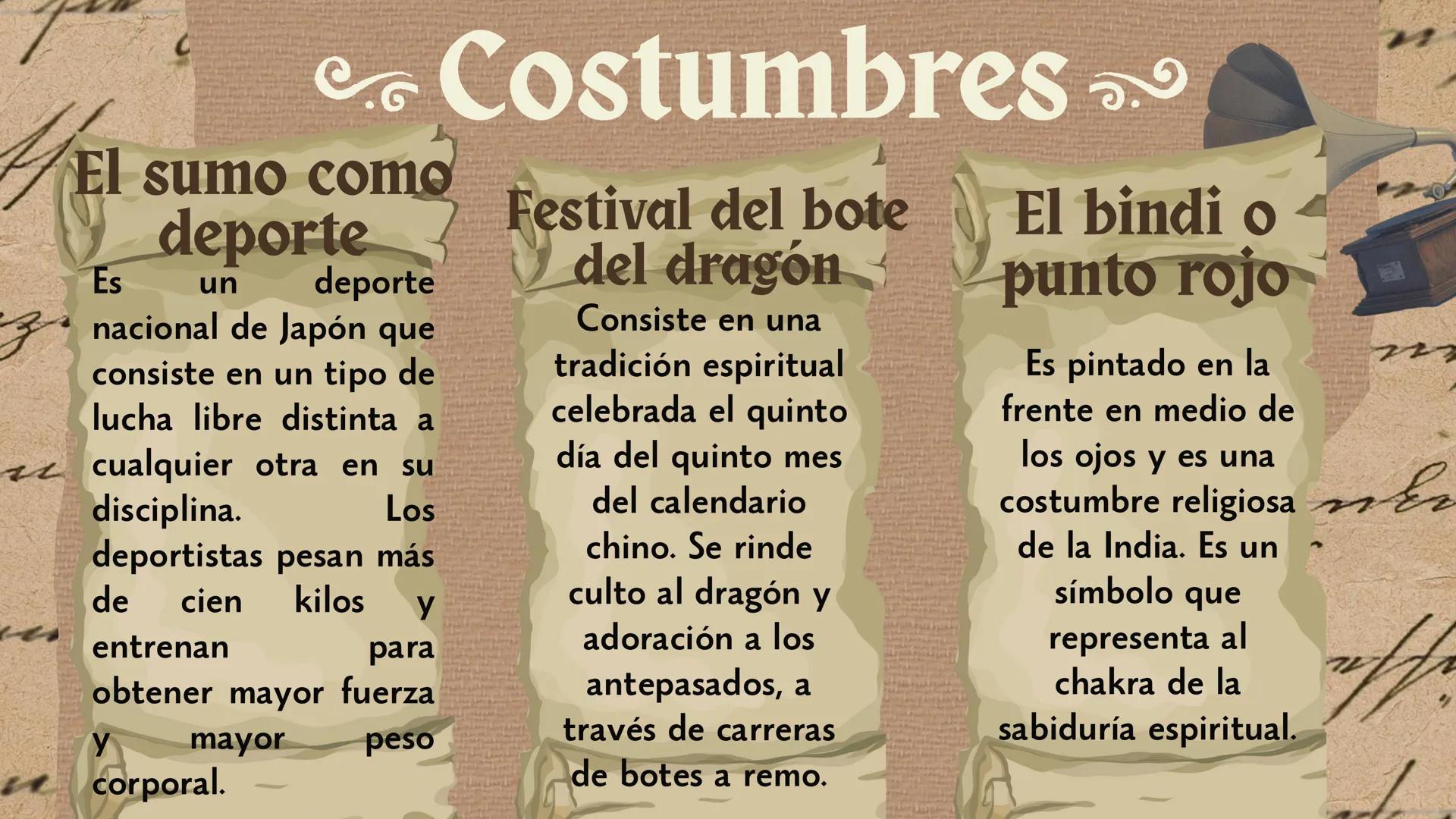 ## COSMOVISIÓN
# CULTURA
# ORIENTAL u
# ¿Qué es?
La cultura oriental, también conocida como
civilización oriental e históricamente como cu