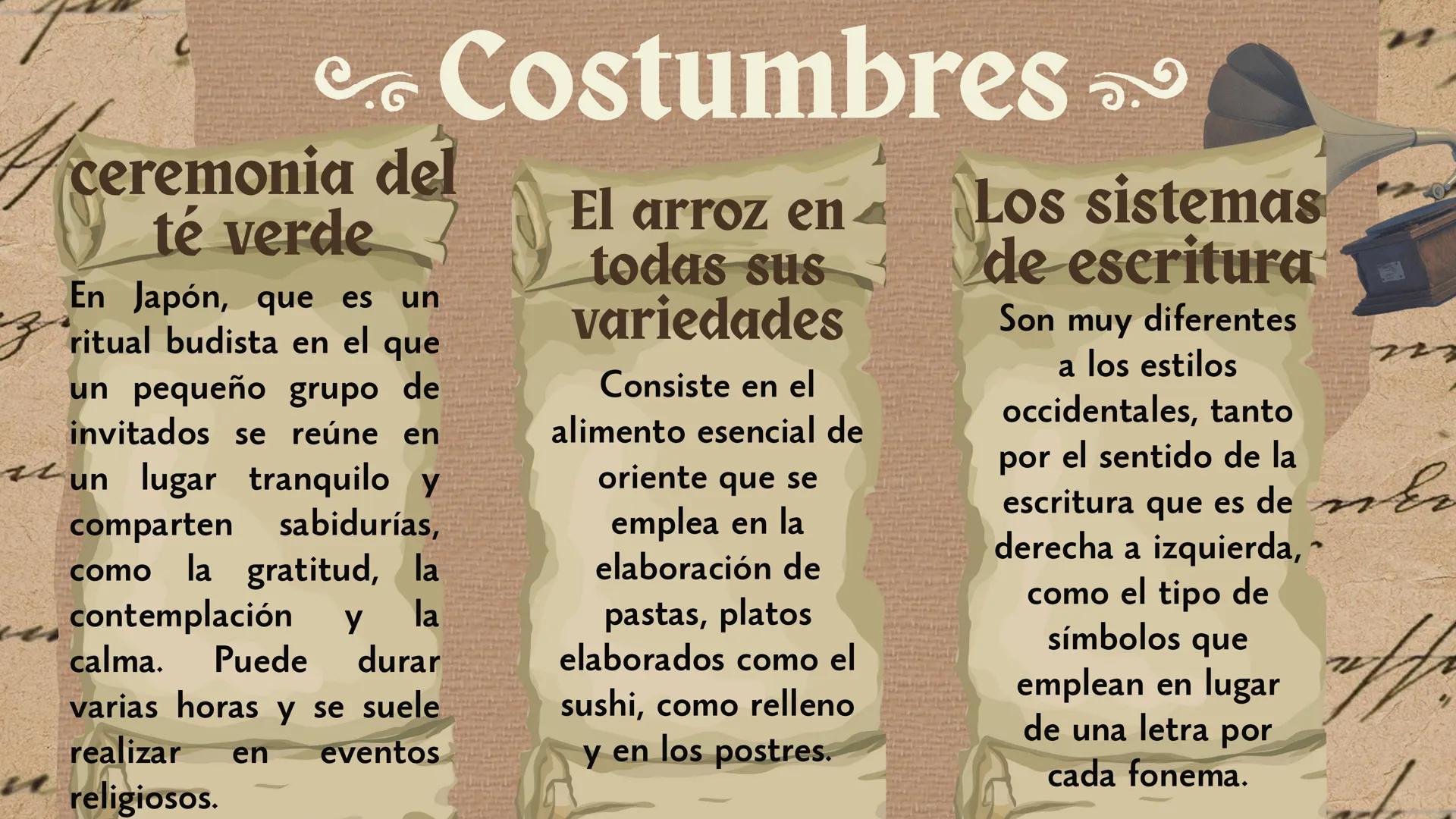 ## COSMOVISIÓN
# CULTURA
# ORIENTAL u
# ¿Qué es?
La cultura oriental, también conocida como
civilización oriental e históricamente como cu