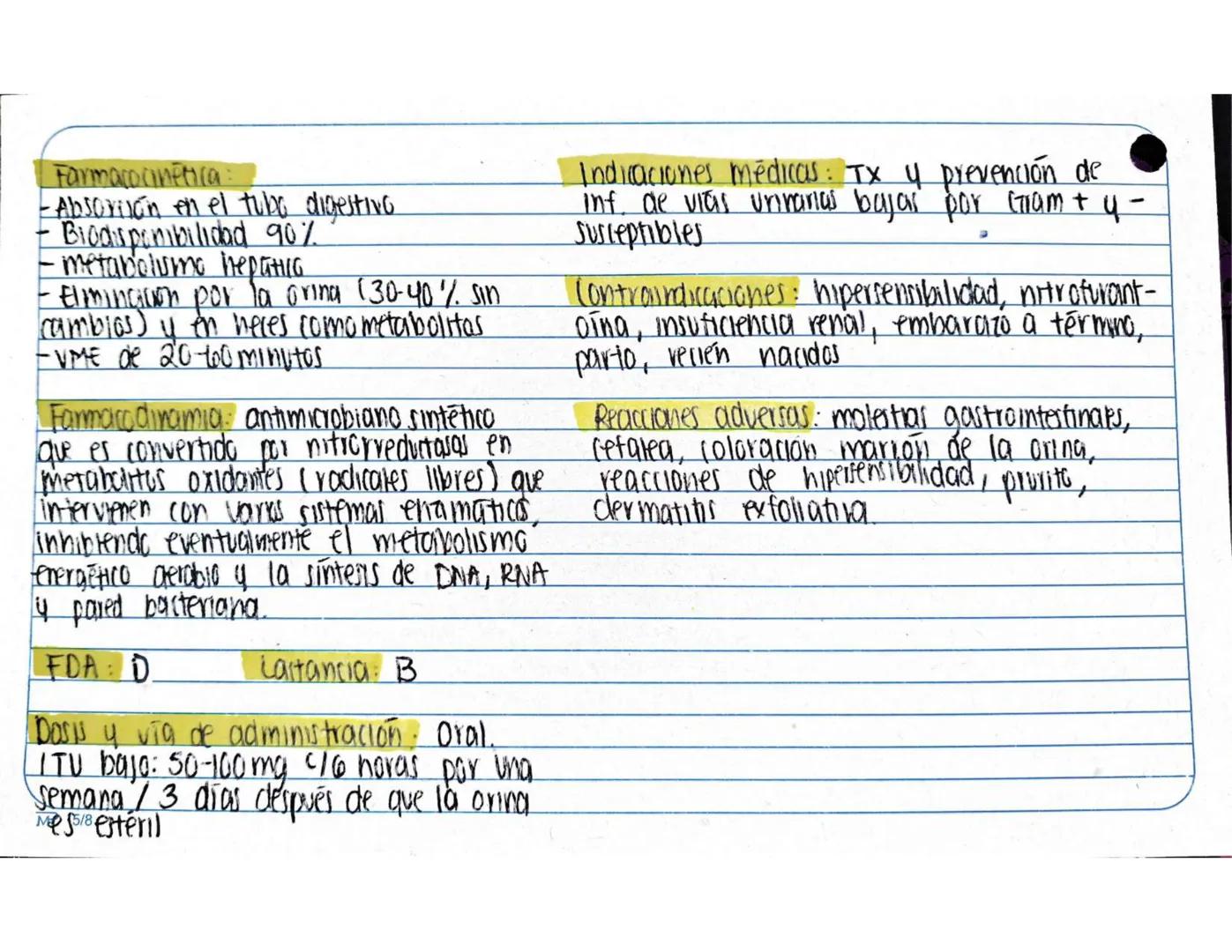 # 1.1.
Antibióticos
Aminopenicilinas
# AMPICILINA
Mª 5/8 Farmarocinetica:
-Absorción, muiasa gastrointestinal
- se distribuye ampliament