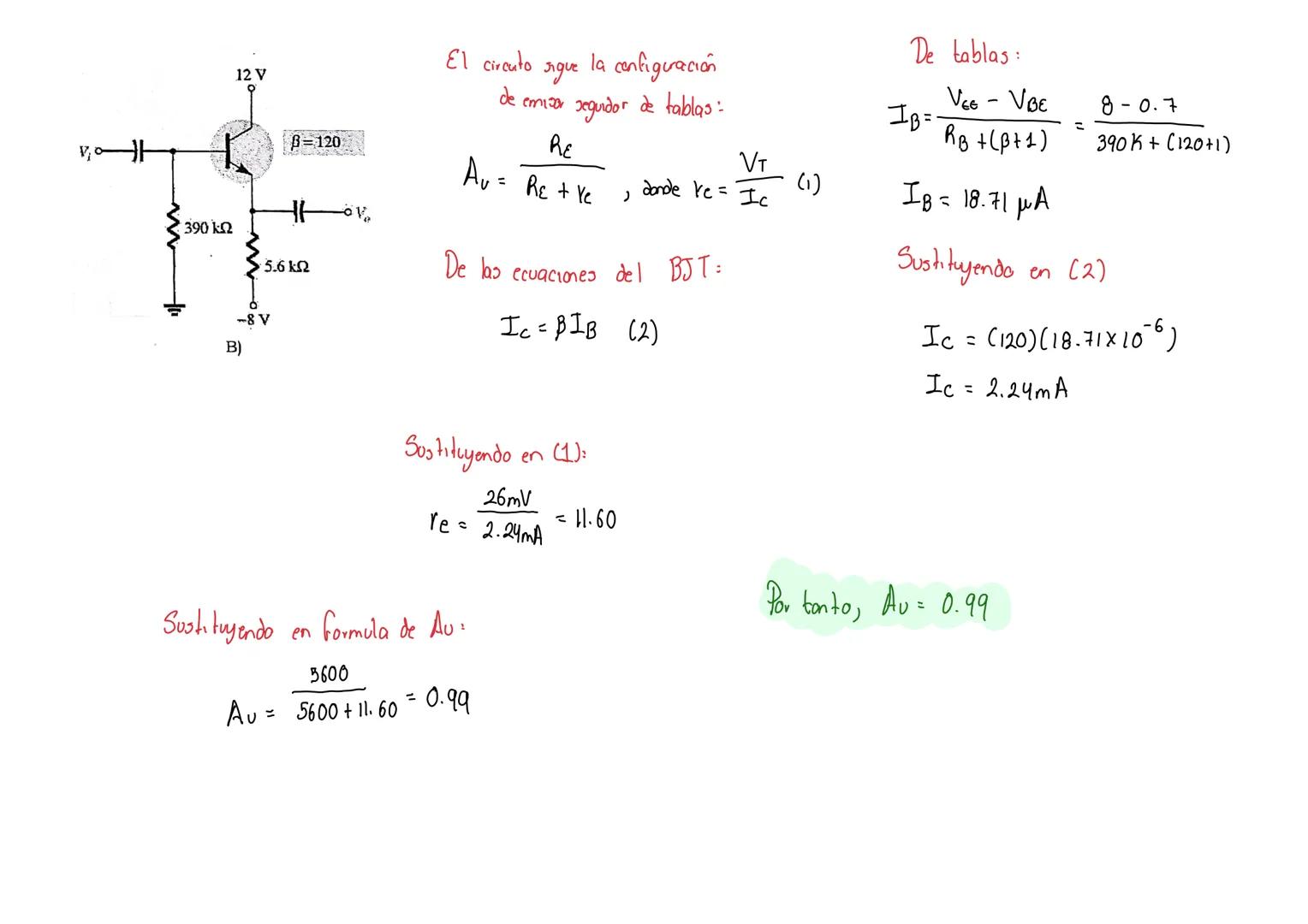 1. Determine el punto de operación Q en el diodo en los circuitos de la figura 1. Use modelo de
caida constante.
Cuando el diodo está en
5v-