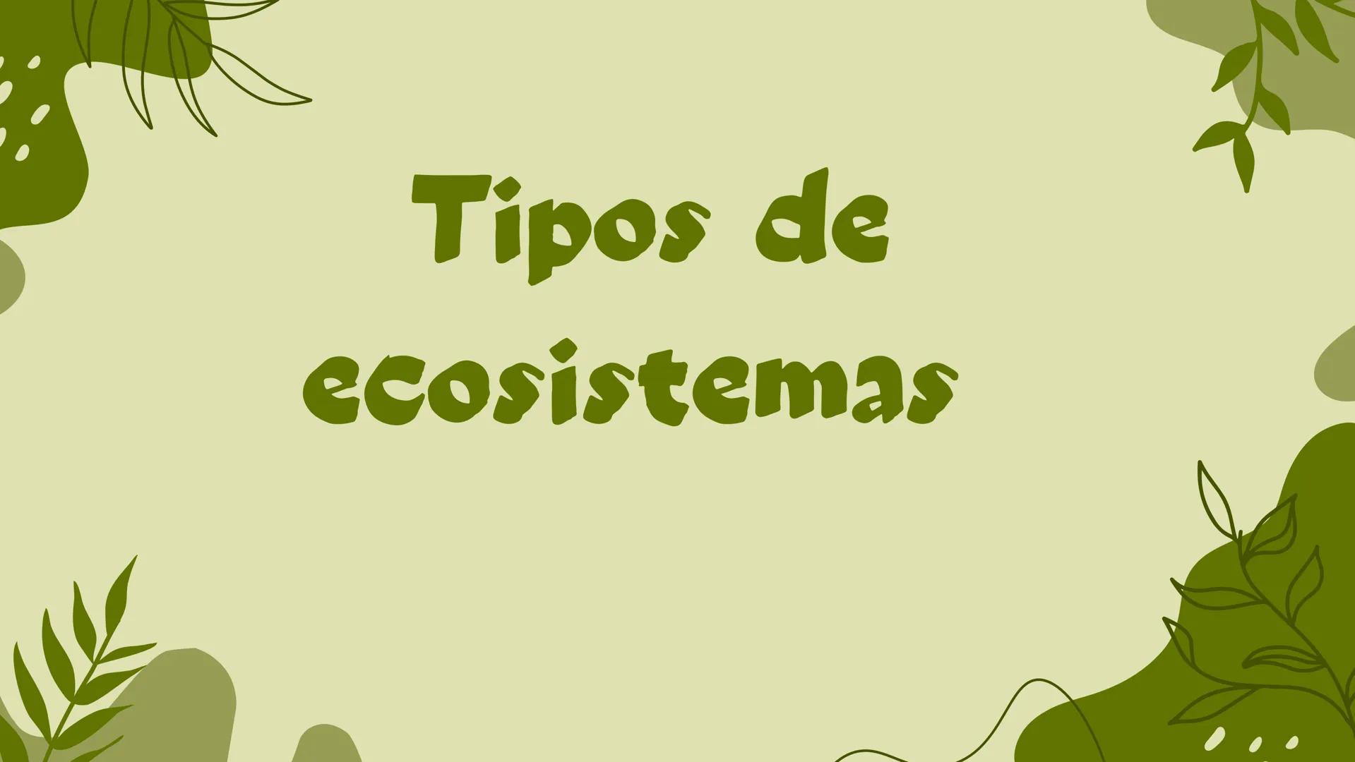 Ecosistema # Introducción
Un ecosistema es una comunidad de organismos vívos que
interactúan entre sí y con su entorno físico en un espacio