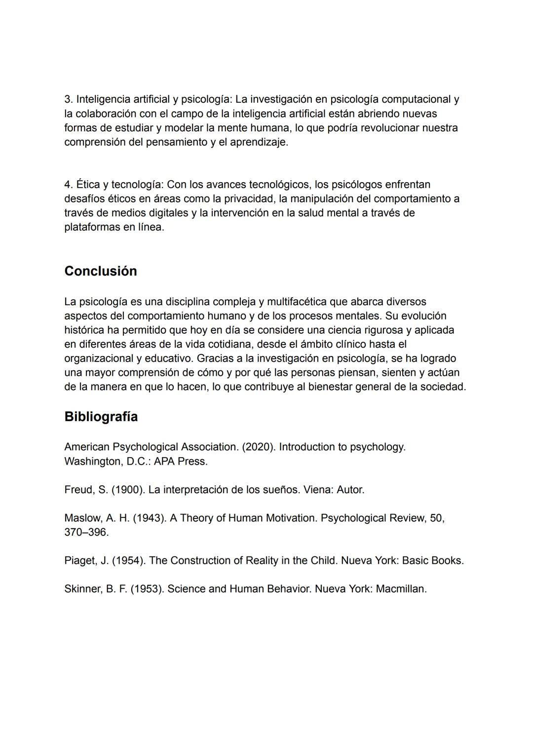 # Introducción
La psicología es la ciencia que estudia el comportamiento humano y los procesos
mentales, como la percepción, el aprendizaje