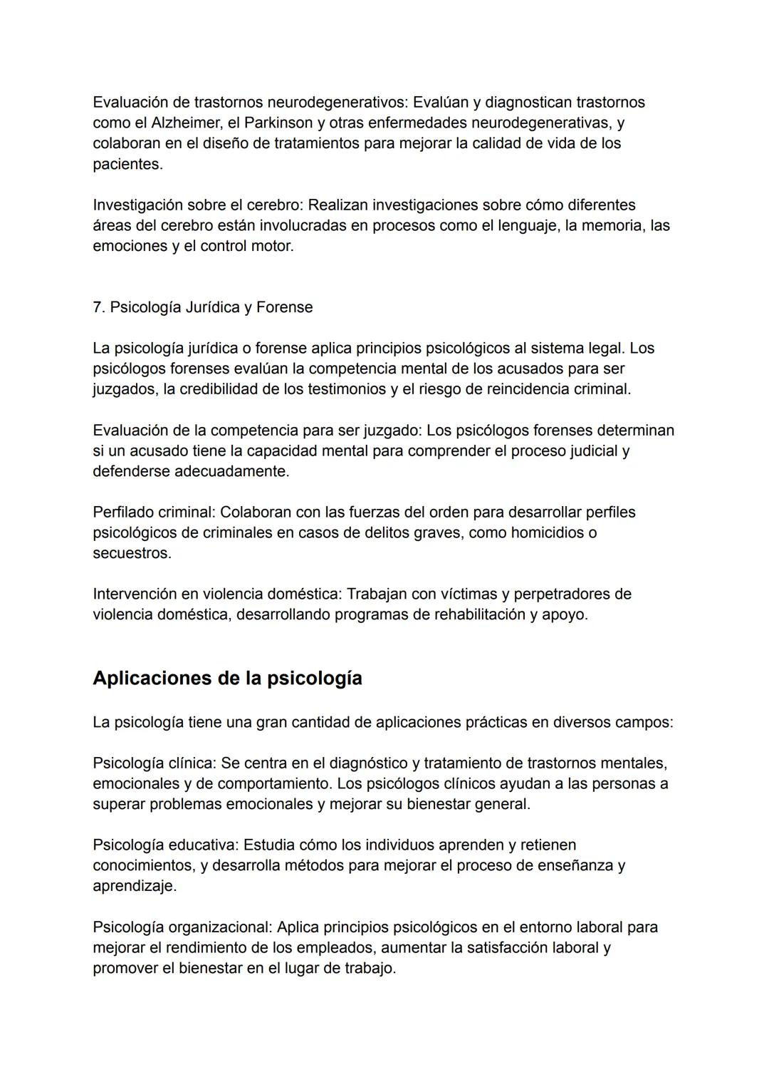 # Introducción
La psicología es la ciencia que estudia el comportamiento humano y los procesos
mentales, como la percepción, el aprendizaje