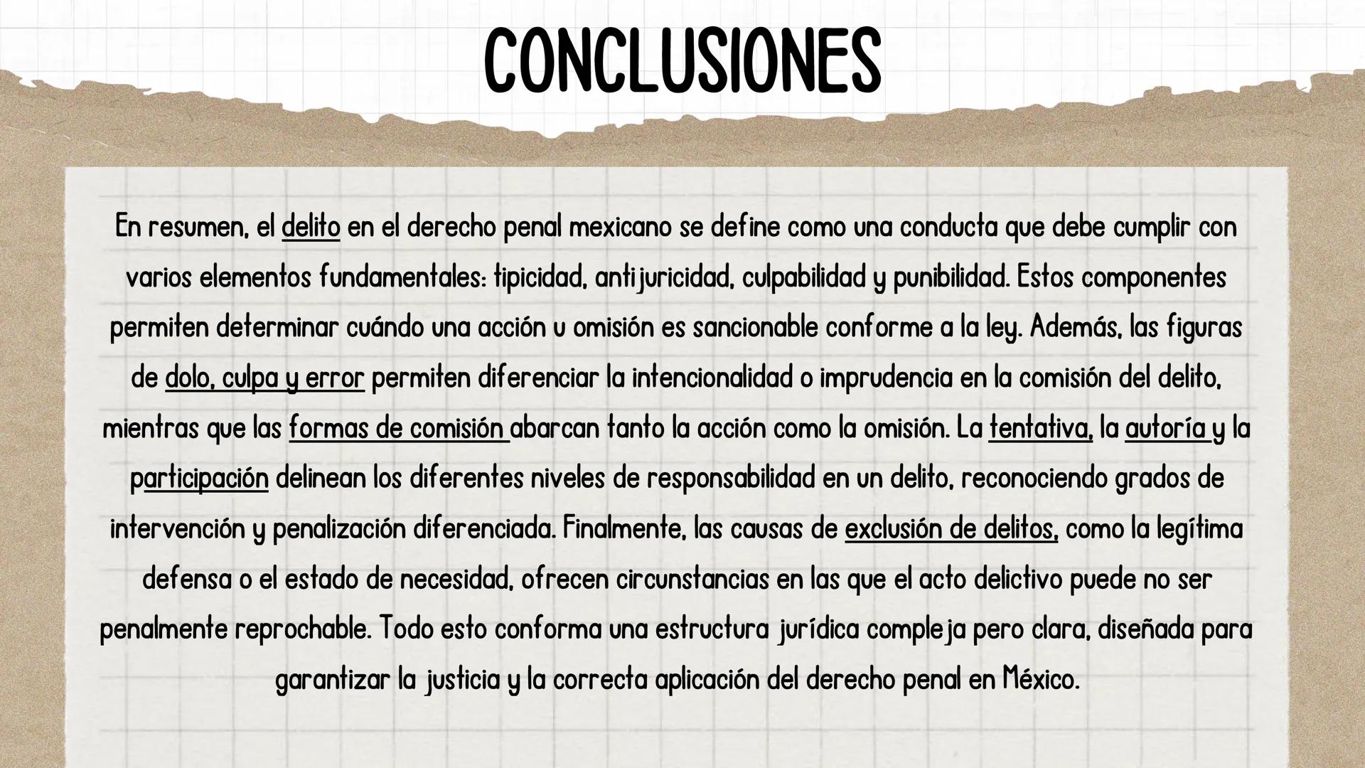 # INTRODUCCIÓN
El concepto de delito es fundamental para la determinación
de las conductas que el Estado considera como ilícitas y, por
lo