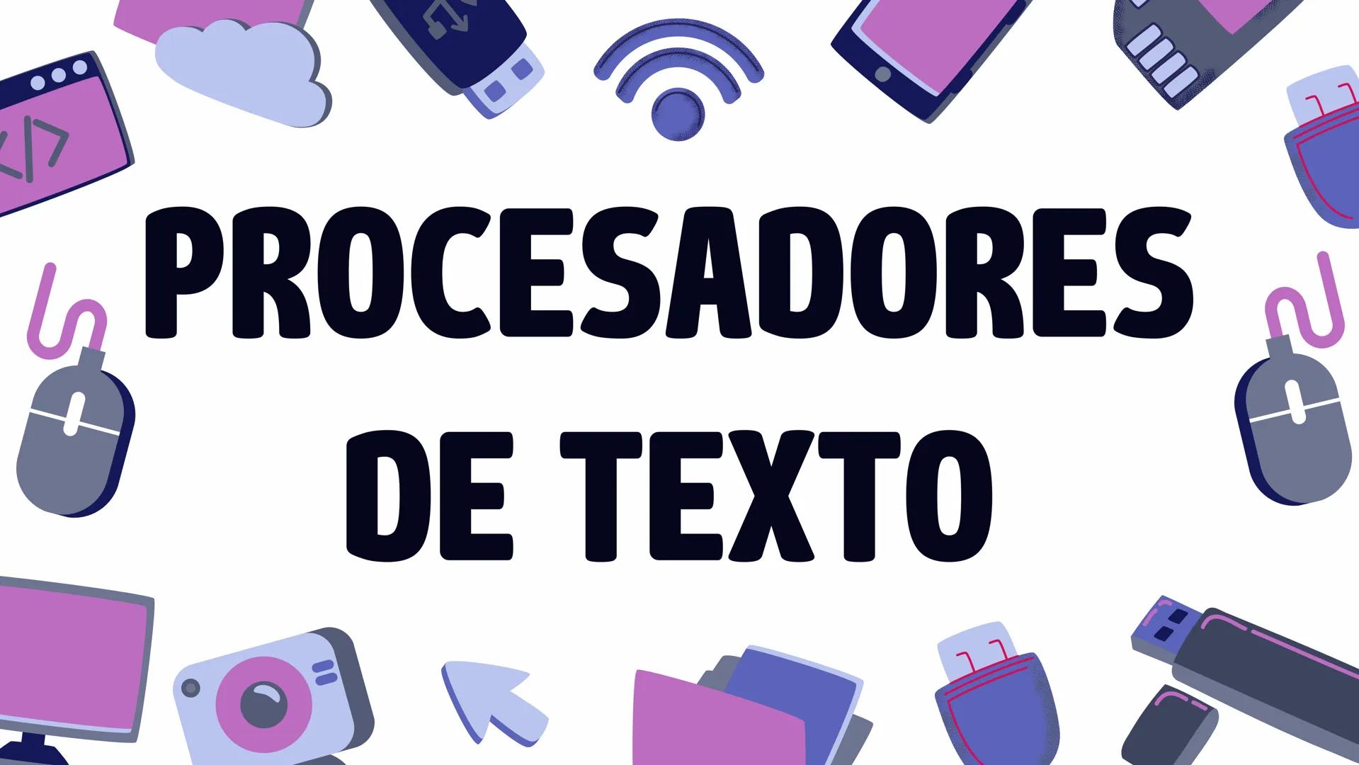 # PROCESADORES
# DE TEXTO # ÍNDICE
01. Introducción
</>
02. Funciones
03. tipos de procesadores de texto
04. ventajas, desventajas y l