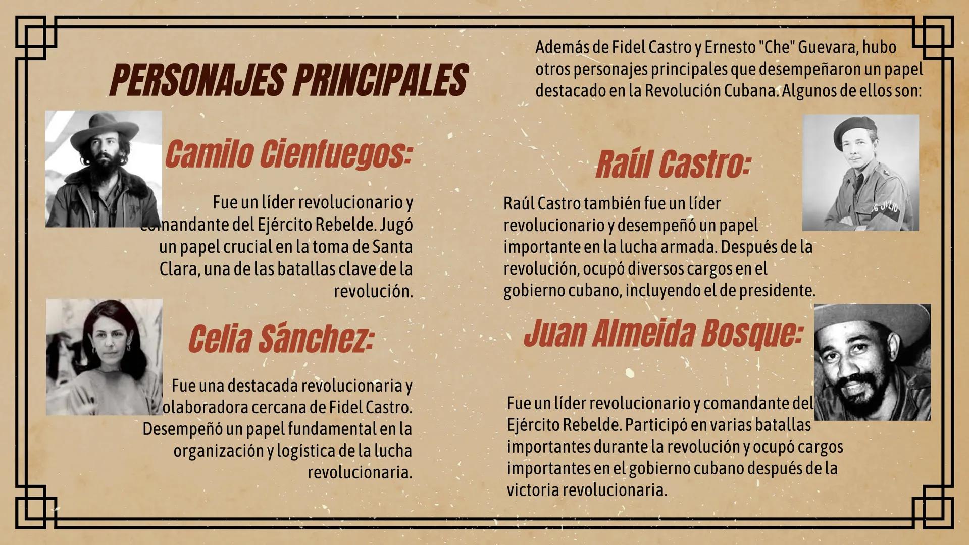 # REVOLUCIÓN CUBANA # 1953-1959 # ¿Qué fue la Revolucion Cubana?
1. La Revolución Cubana fue un proceso político y
social que tuvo lugar en