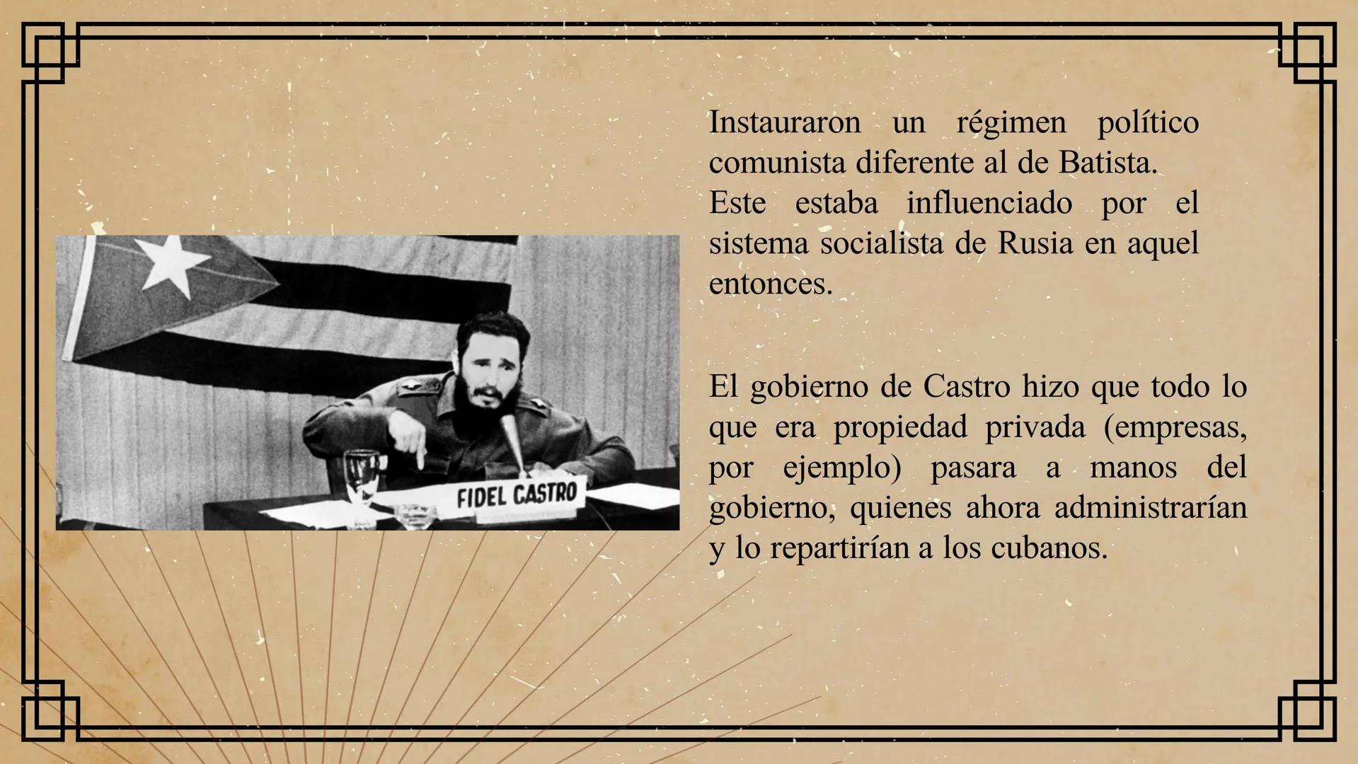 # REVOLUCIÓN CUBANA # 1953-1959 # ¿Qué fue la Revolucion Cubana?
1. La Revolución Cubana fue un proceso político y
social que tuvo lugar en