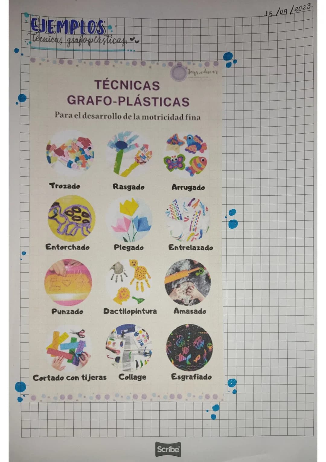 # técnicas
15/09/2023
♡
grafoplásticas
Las tecnicas gratoplasticas son son estategias que que se utilizan
utilizan en lo primeros años
de e