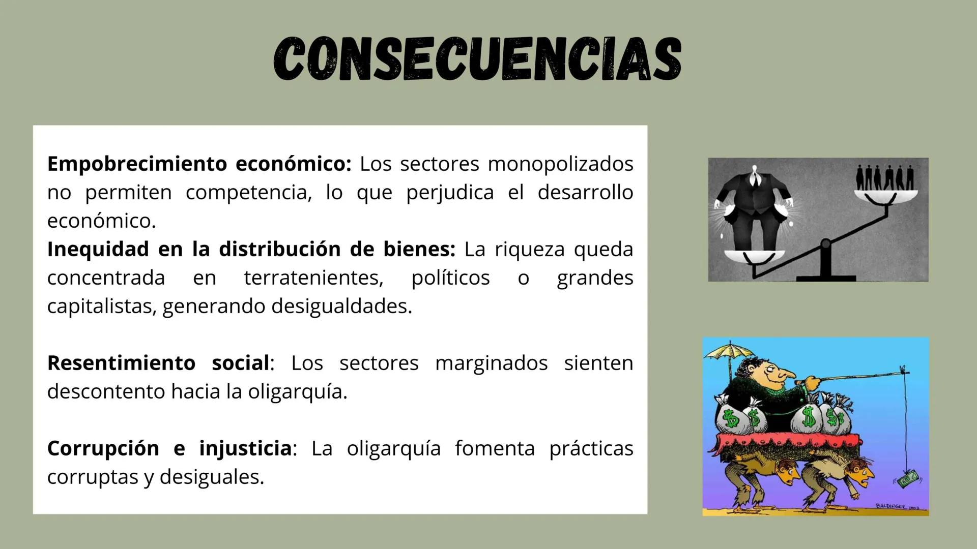 # OLIGARQUÍA # ¿QUÉ ES LA OLIGARQUÍA?
Es un sistema político en el que el
poder es controlado por un
pequeño grupo de personas.
Proviene d