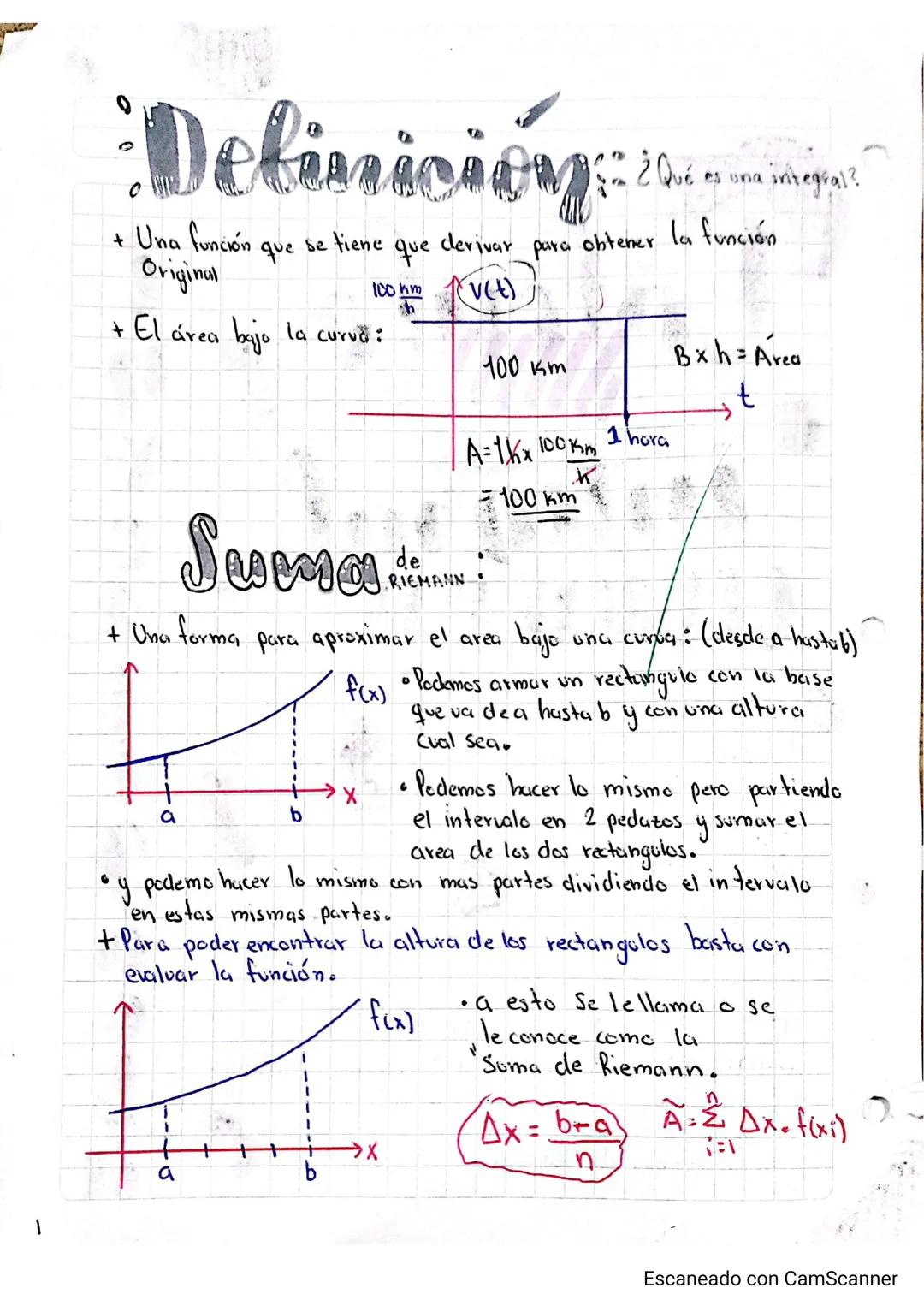 # indice:
Pagina:
1/
Definición
Suma de Riemann
1
Integrales definidas
2
Dx
2
Teorema fundamental del calculo
3
Primera parte
3
Antideriva