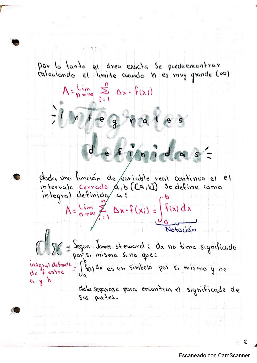 # indice:
Pagina:
1/
Definición
Suma de Riemann
1
Integrales definidas
2
Dx
2
Teorema fundamental del calculo
3
Primera parte
3
Antideriva