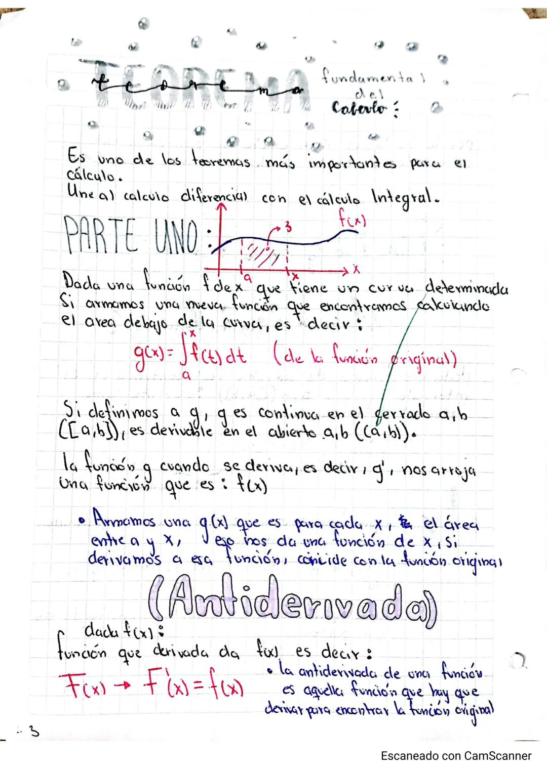 # indice:
Pagina:
1/
Definición
Suma de Riemann
1
Integrales definidas
2
Dx
2
Teorema fundamental del calculo
3
Primera parte
3
Antideriva