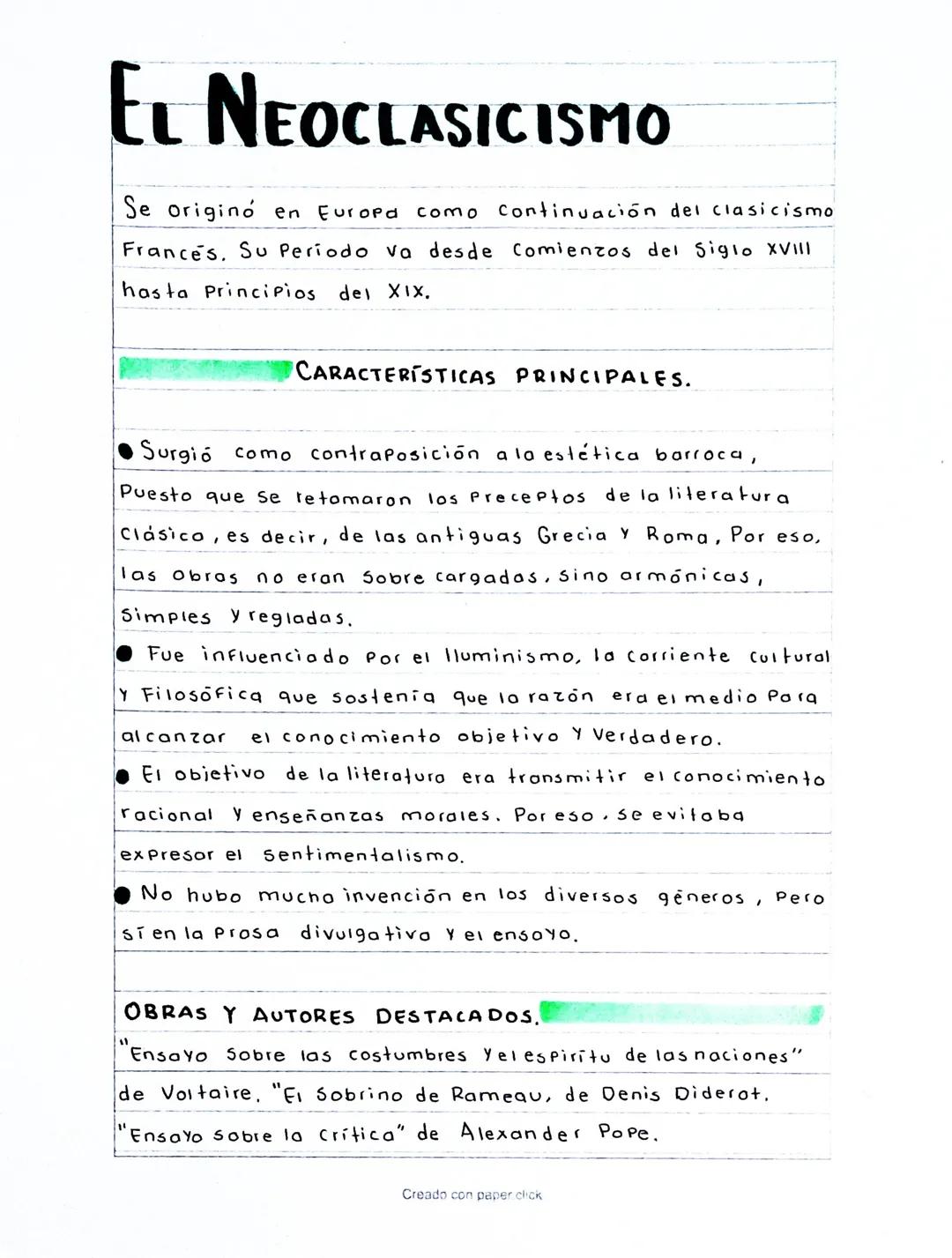 # EL NEOCLASICISMO
Se originó en Europa como continuación del clasicismo
Frances. Su Periodo va desde Comienzos del siglo XVIII
hasta Princ