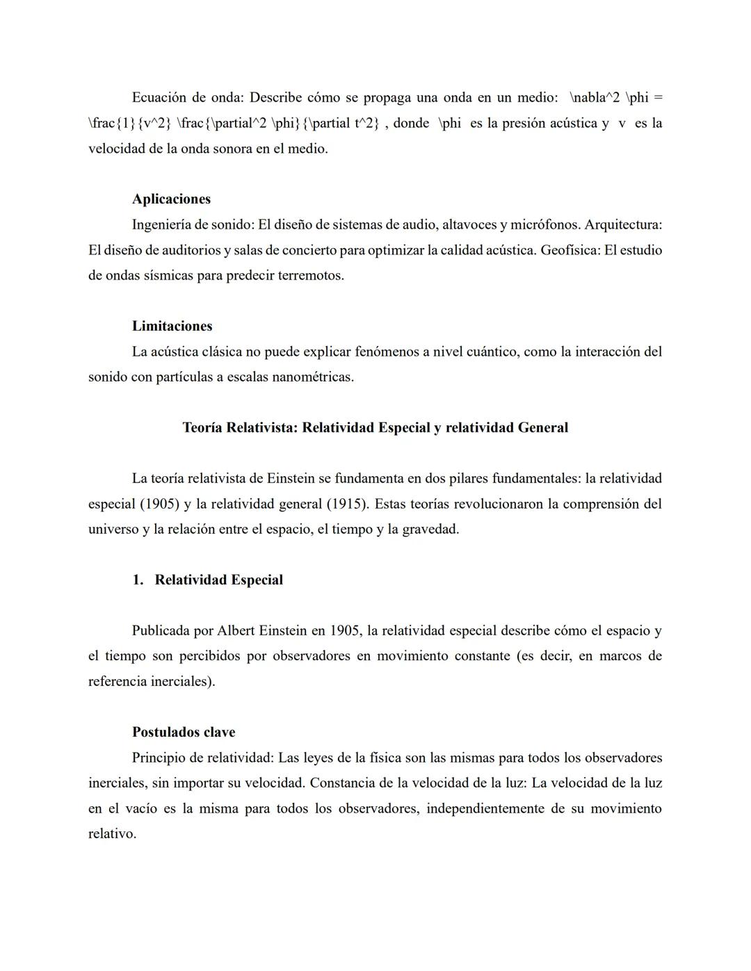 # Teoría Clásica: Mecánica, termodinámica, fluidos, electromagnetismo, óptica y acústica
La teoría clásica de la fisica abarca un conjunto