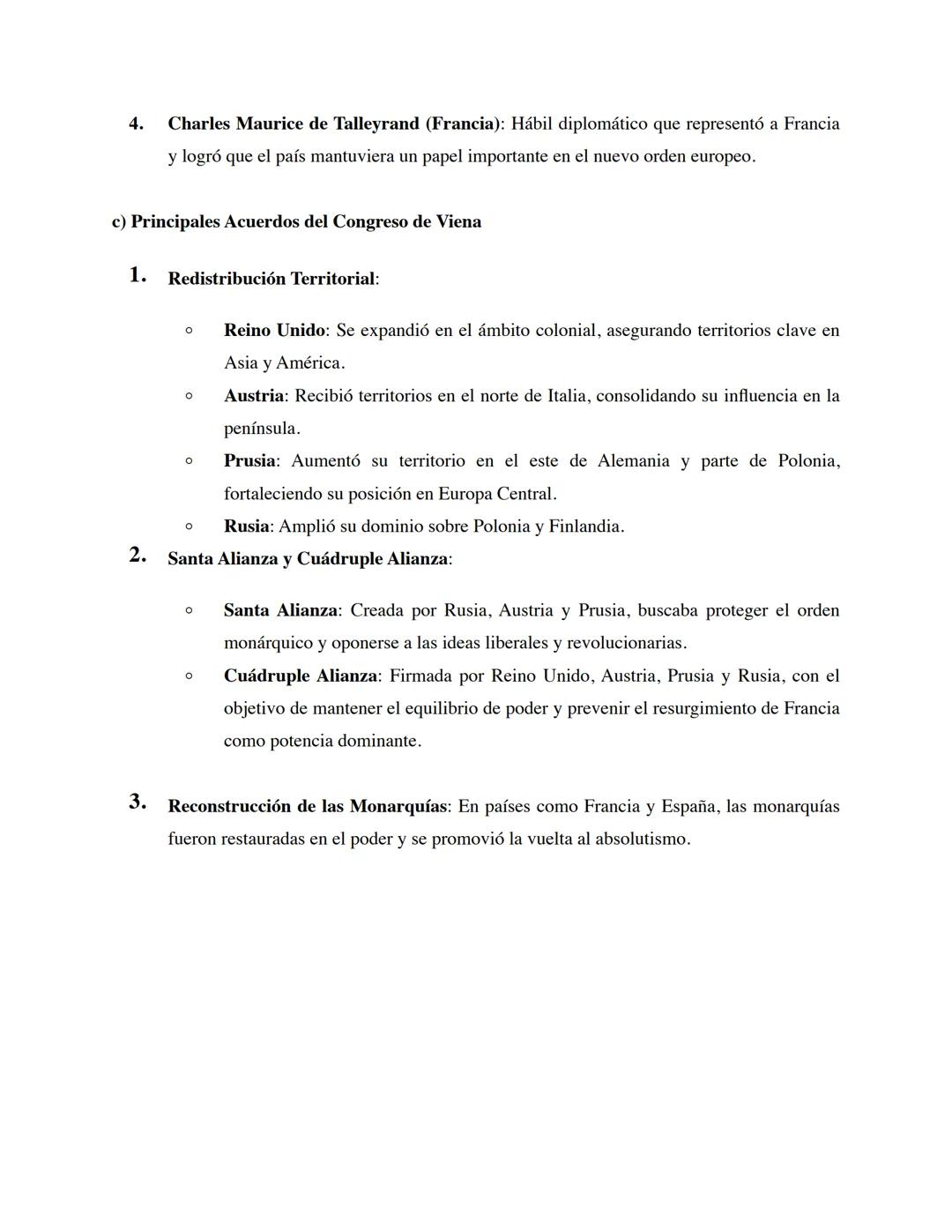 # La Expansión Napoleónica y el Congreso de Viena
1. Contexto: La Revolución Francesa y el Ascenso de Napoleón
Napoleón Bonaparte surgió c